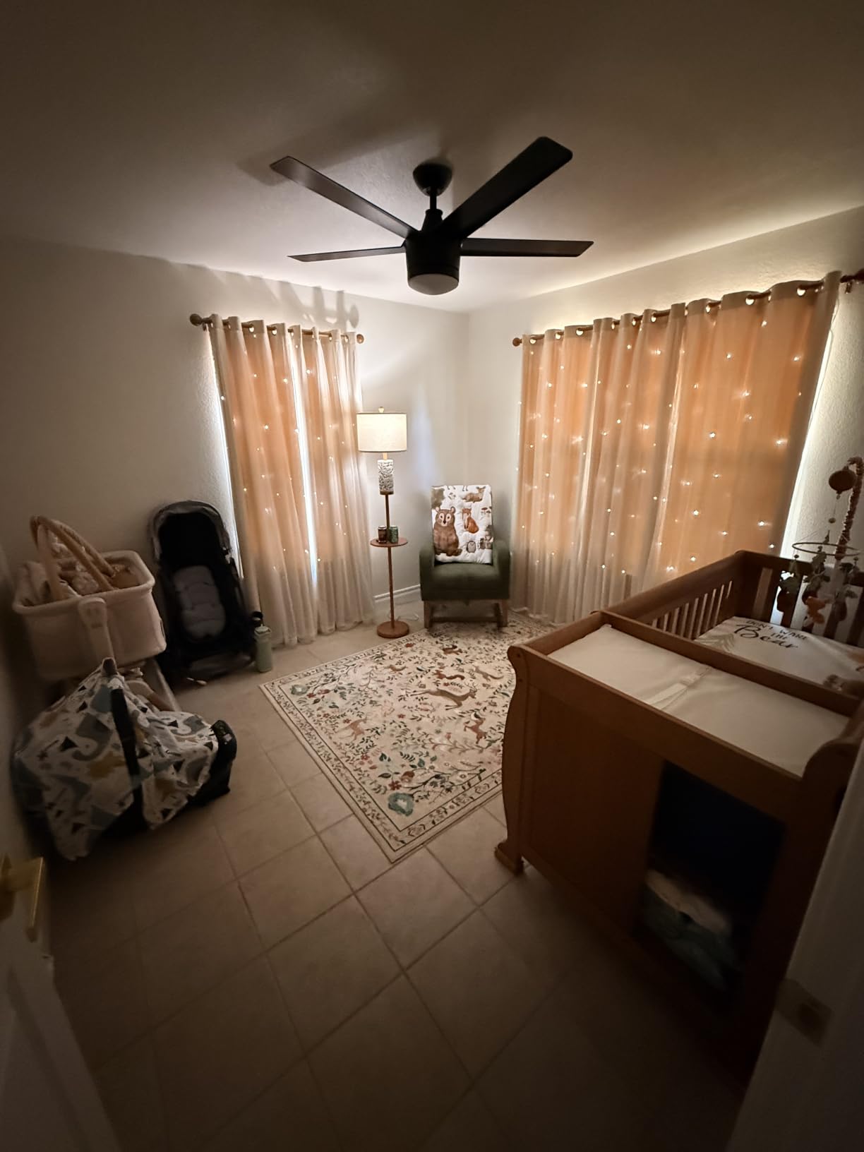 XiDi Dream Star Blackout Curtains for Kids Rooms Girl Princess Curtain for Daughter Bedroom Window (Pink Purple, W52 X L63) customer photo 2