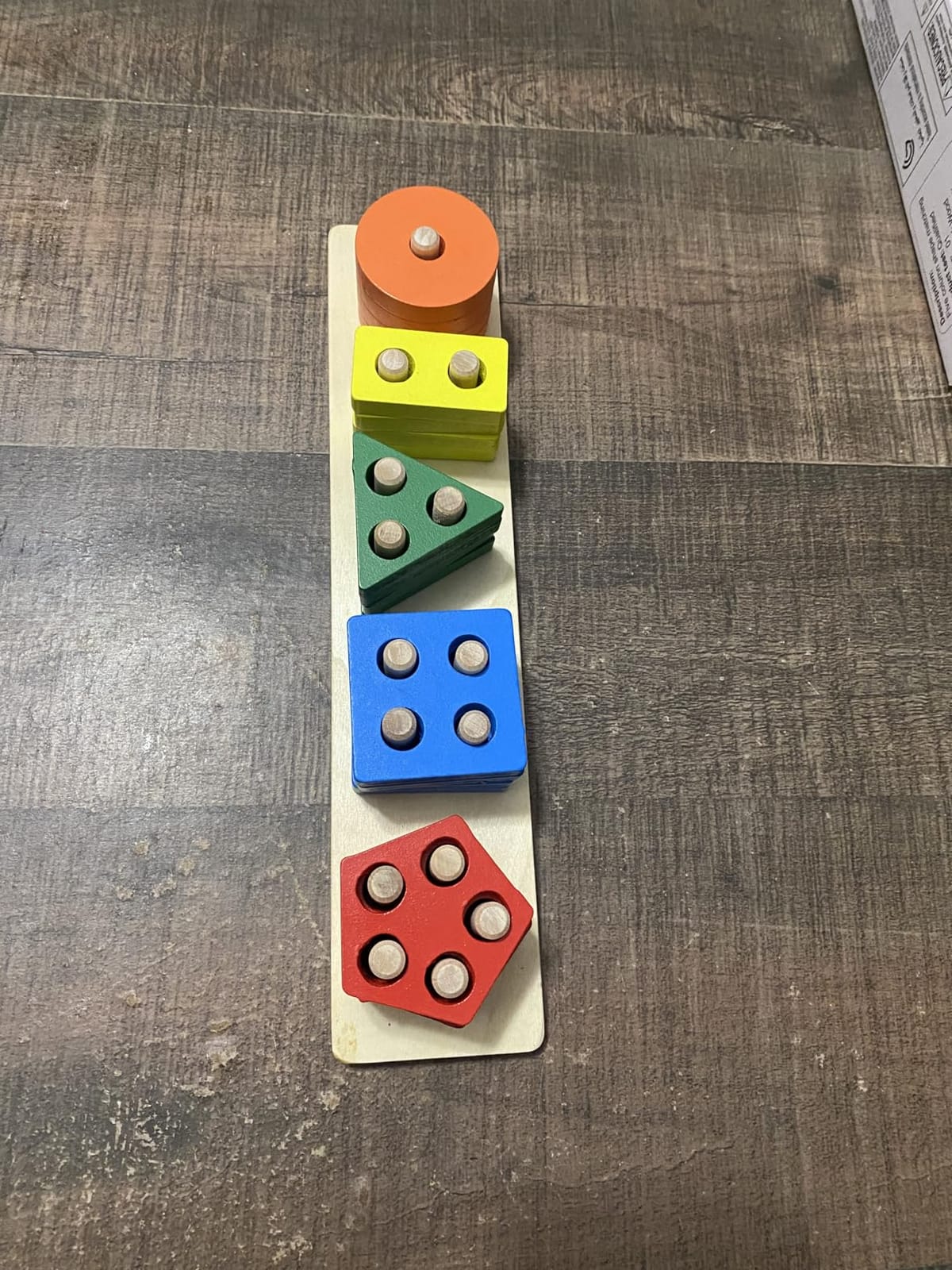 Montessori Toys for 1 2 3 Year Old Boys Girls Toddlers, Wooden Toys Gifts | Sorting Stacking Toys for Toddlers Kids Preschool, Educational Color Recognition Shape Sorter, Learning Puzzles Birthday Gift customer photo 1