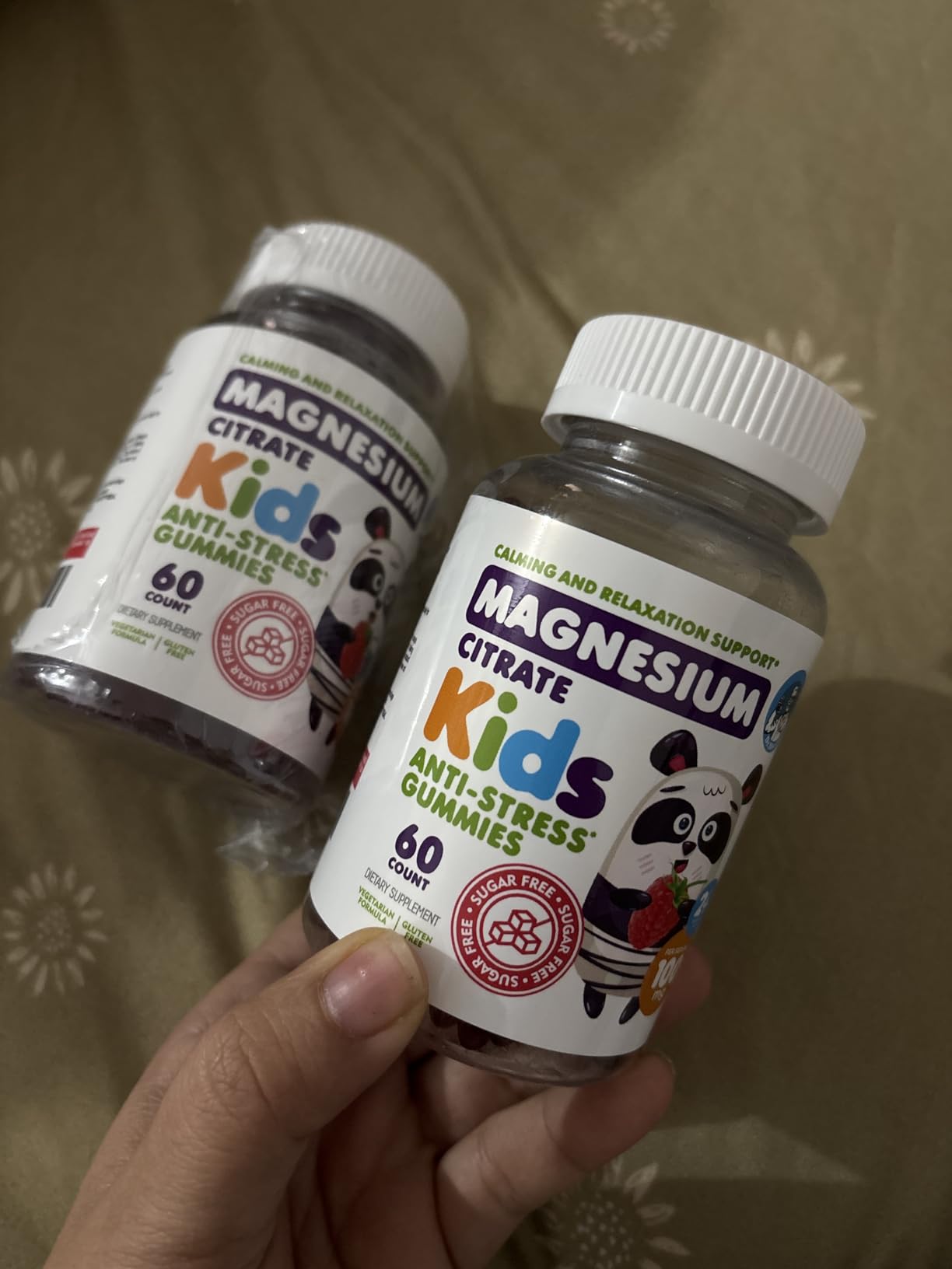 DR. Moritz Sugar-Free Calm Magnesium Gummies for Kids and Adults - Non-GMO Magnesium Citrate Gummies for Bone Health, Calcium Absorption - Vegan, Sugar Free - Raspberry Flavor - 2-Pack (60 Count) customer photo 1