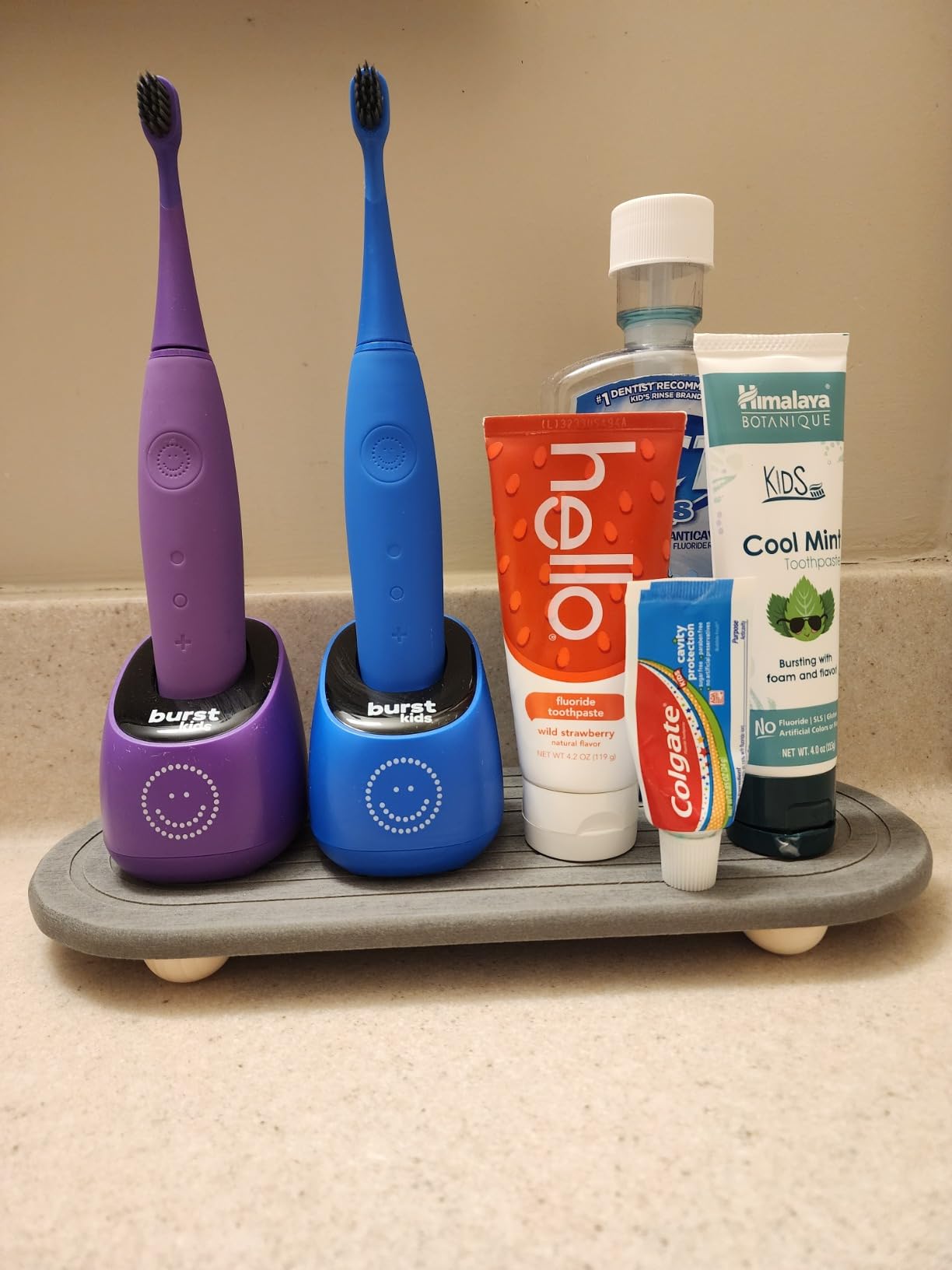 Burst Kids & Toddlers Electric Toothbrush (Pink) | Soft Bristles customer photo 2