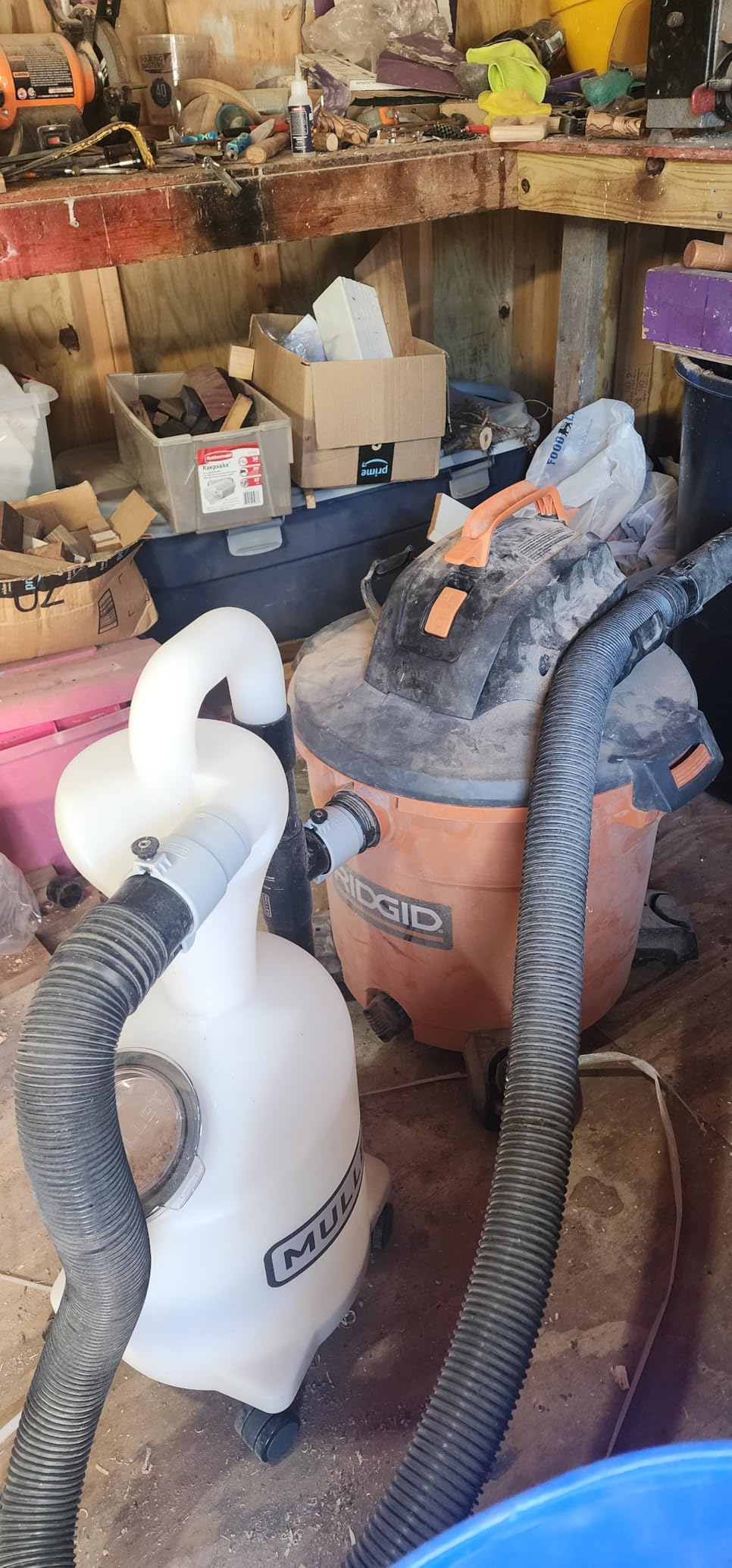 Mullet Cyclone Dust Collector, High-Speed Separator for Shop Vac | Reduce Clogged Filters, Cut-to-Fit PVC Fits Any Shop Vac, Separates Fine Dust & Heavy Debris customer photo 2
