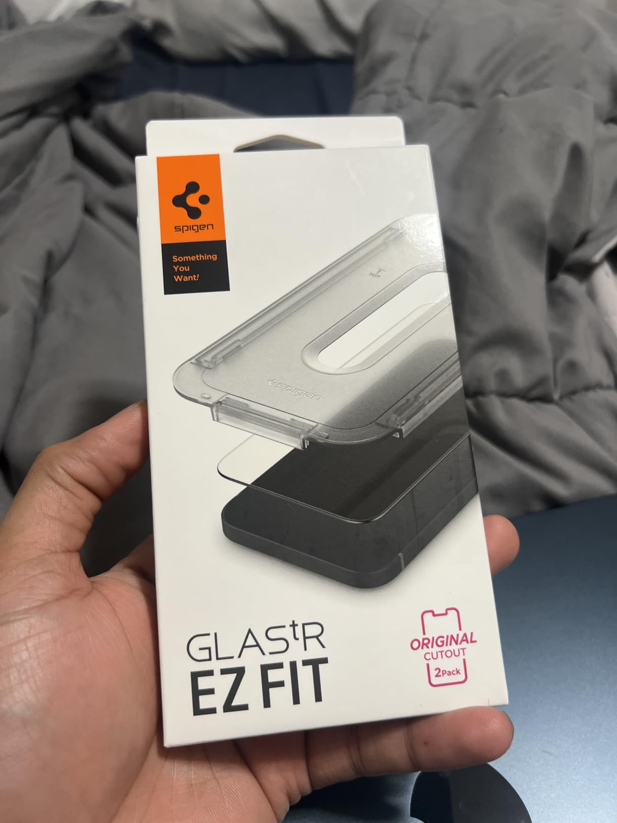 Spigen GlasTR EZ FIT Screen Protector for iPhone 17e, 16e, 14, 13 Pro, 13 | 9H+ tempered glass, Scratch resistance, auto-align tray, Notch design, 100% clarity, Original touch, Case-friendly, 2 Pack customer photo 1