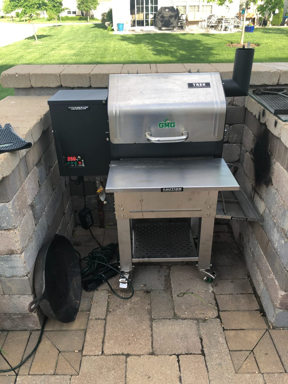 Green Mountain Grills Trek Prime 2.0 Portable WiFi Pellet Grill w/Cover customer photo 2
