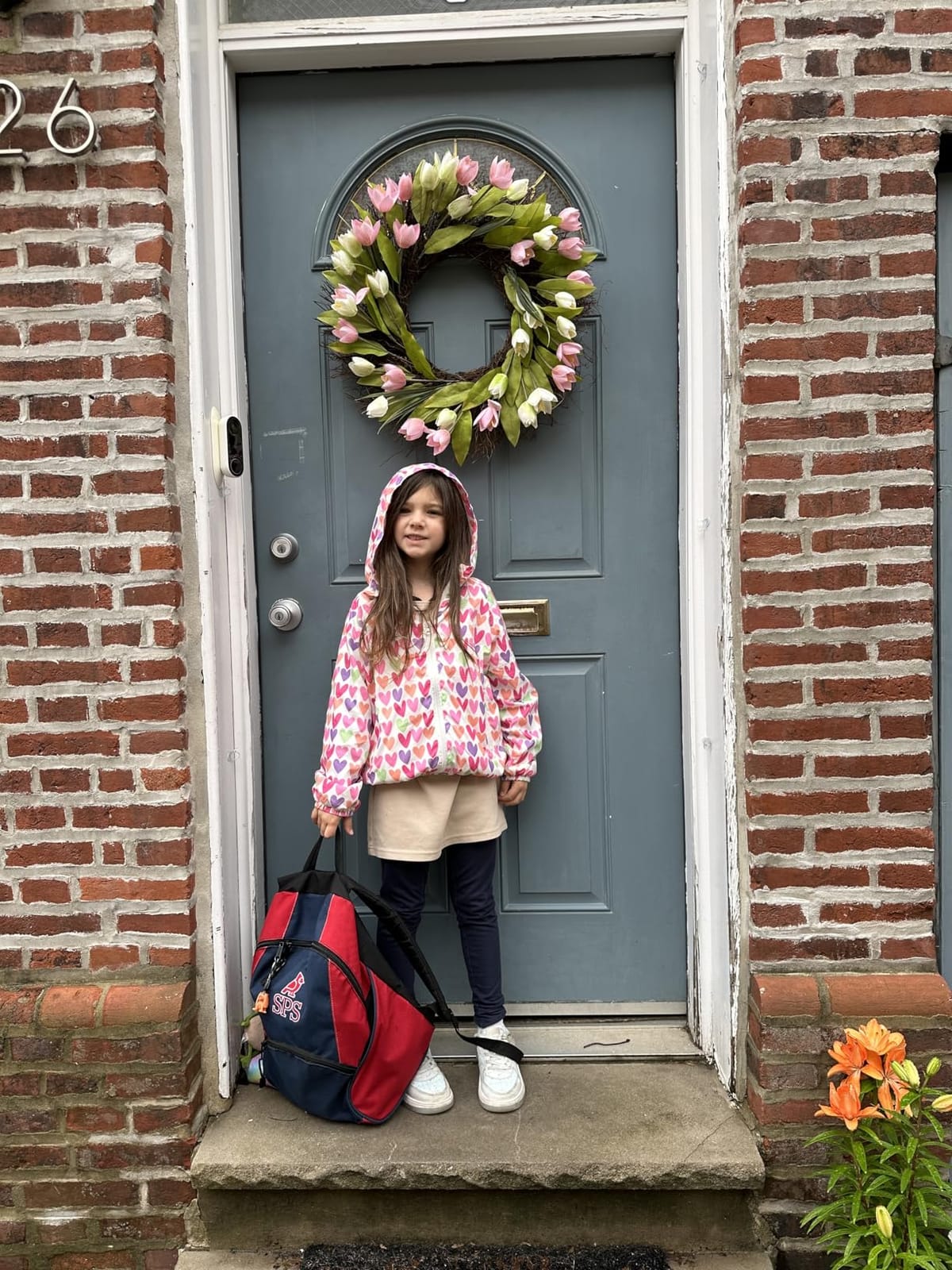 WELAKEN lightweight Jacket for Girls Kids & Toddler II Girls' Print Water-resistant Jacket customer photo 2