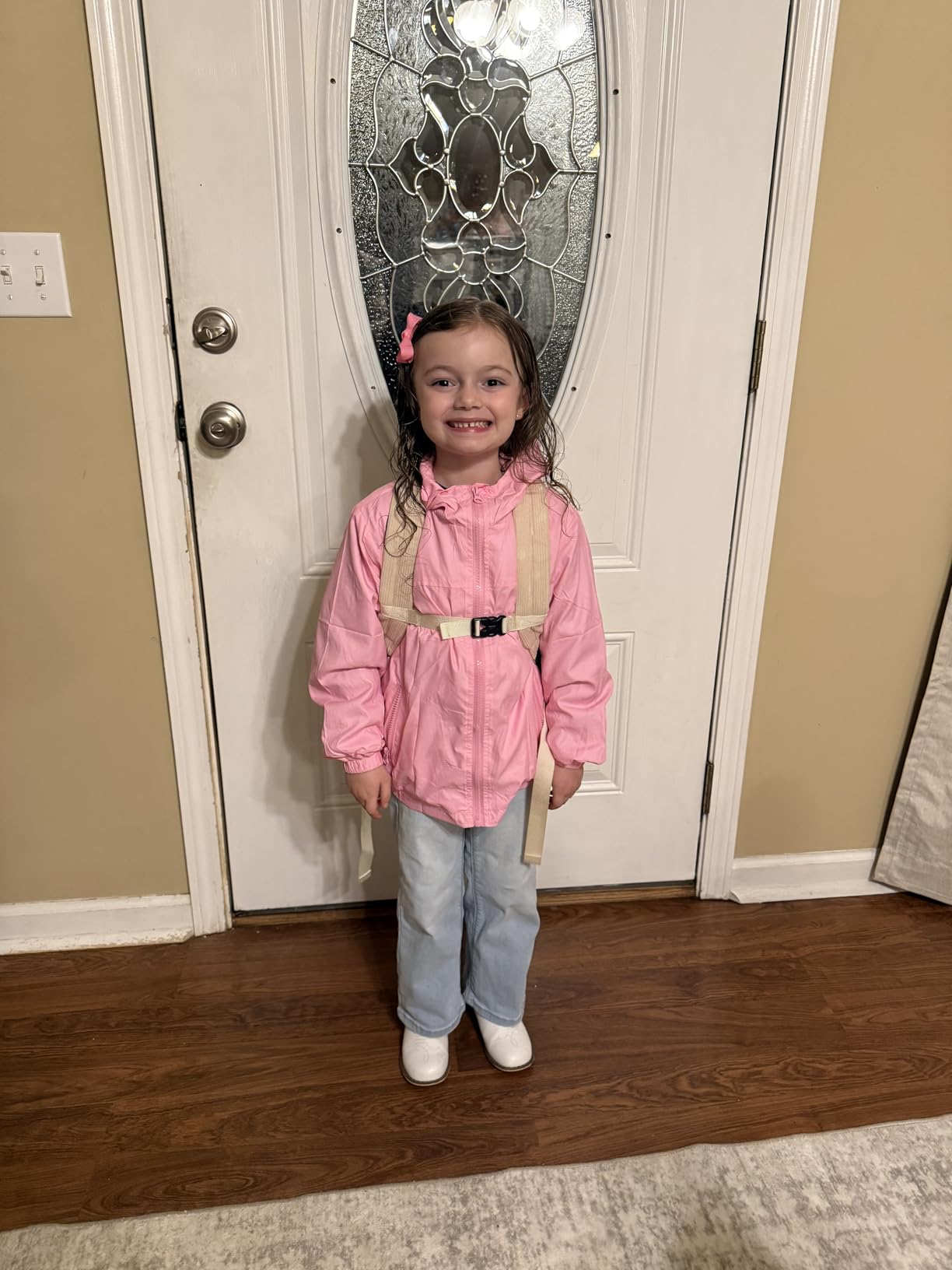 lightweight Jacket for Girls Kids & Toddler II Girls' Print Water-resistant Jacket customer photo 2