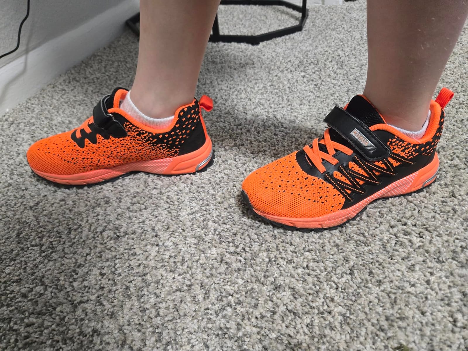 KUBUA Kids Sneakers Lightweight Boys Girls Tennis Shoes customer photo 1