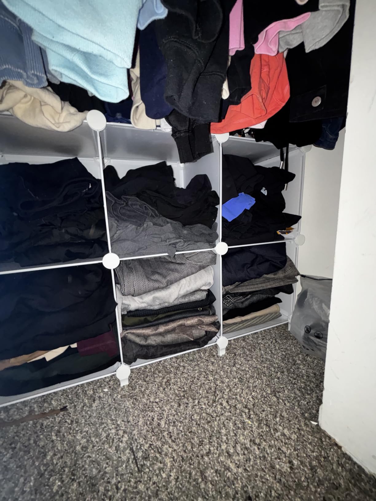 AWTATOS Closet Organizers and Storage, 6 Cube Storage Organizer, Black customer photo 2