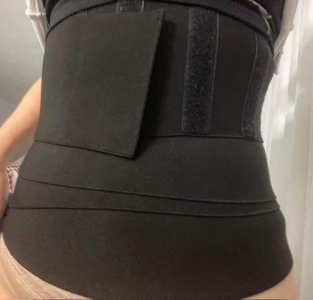 S Abdominal Binder Post Surgery - Elastic Waist Band for Stomach Support & Compression, Bariatric, Tummy Tuck | Latex-free, Breathable Belly Wrap Hernia Belt - (30