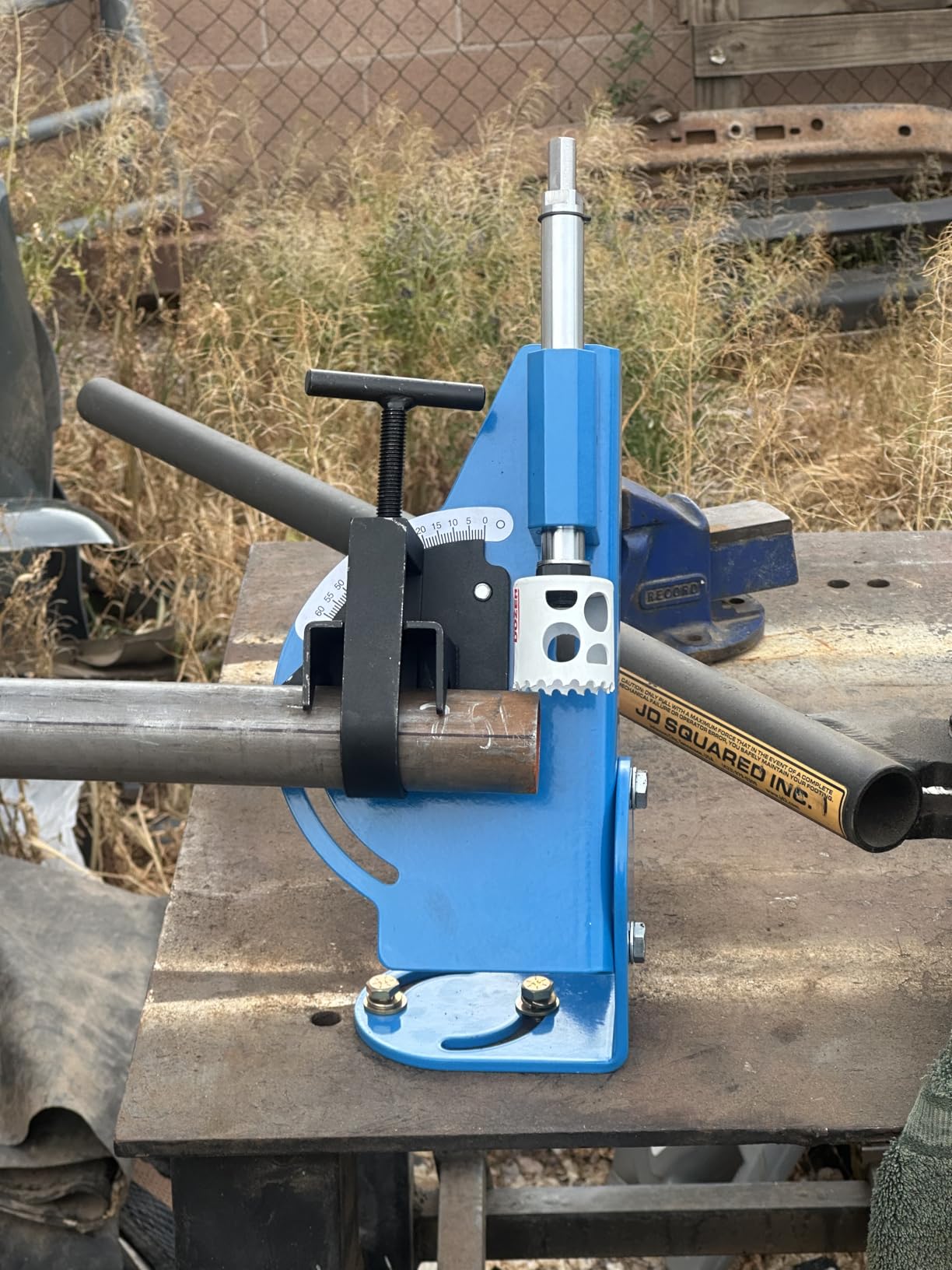 KF5008 2 Inch Hole Saw Pipe Tube Notcher Tubing Notcher - Adjustable up to 60 Degree customer photo 2