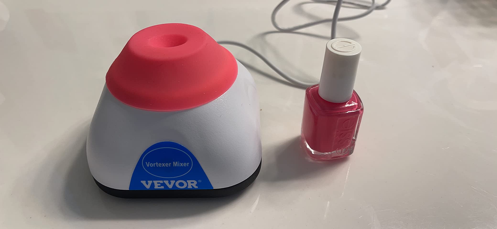 VEVOR Vortex Mixer, 3000RPM Mini Vortex Mixer Shaker, Touch Function Scientific Lab Vortex Shaker, Mix Up to 50ML, 6mm Orbital Diameter for Test Tube, Nail Polish, Eyelash Adhesives, Paint customer photo 1