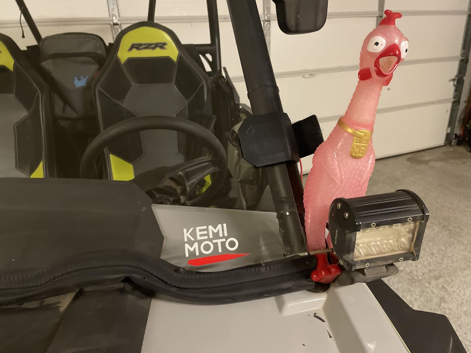 KEMIMOTO Front Windshield Compatible with 2014-2018 Polaris RZR XP 1000 / XP Turbo / 2015-2019 RZR 900 1000 Full Windshield Scratch Resistant Clear Transparent Hard-coated PC Window customer photo 1