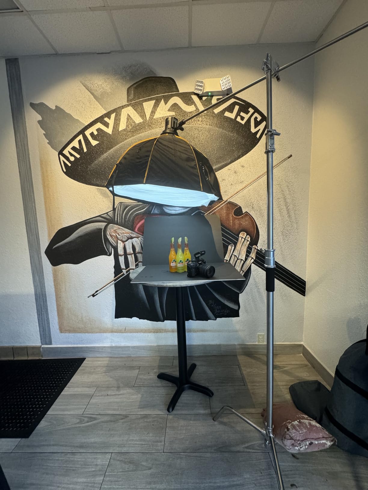 Heavy Duty C Stand 10.8ft/330cm with Boom Arm Sandbag Grips | 100% Stainless Steel Photography Light Stand Studio Monolight, Softbox, Reflector (Max Loading 44 Pounds) customer photo 1
