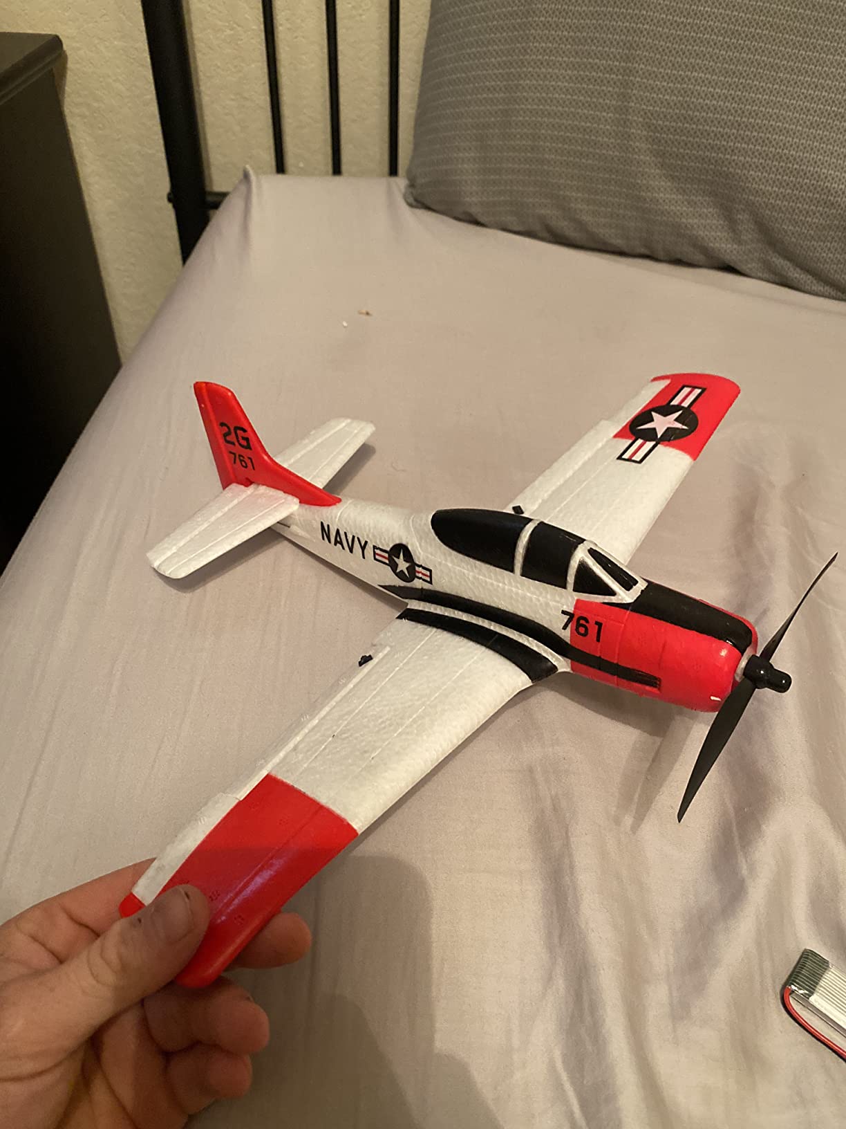 Volantexrc RC Airplane 2.4Ghz 4 Channel Remote Control,with Aileron T28 Trojan Parkflyer RC Aircraft Plane,Ready to Fly with Xpilot Stabilization System,Perfect for Beginners customer photo 1