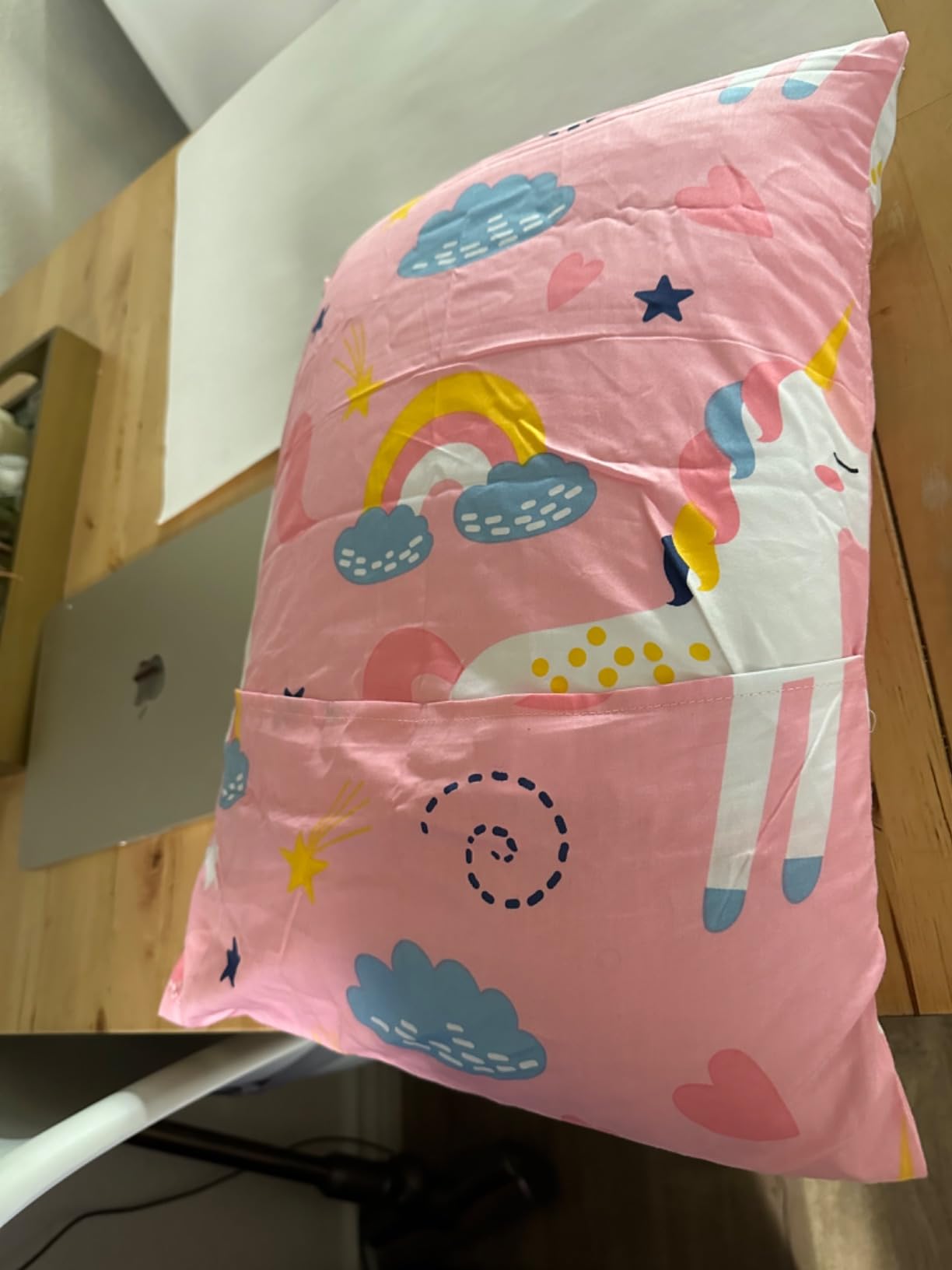 Cottonblue Kids Toddler Pillow with Organic Cotton Pillowcase 14x19 inches customer photo 2