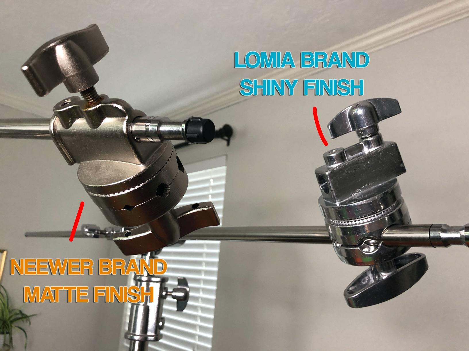 LOMTAP C Stand with Boom Arm, 10.8ft/330cm Heavy Duty Light Stand | Heavy Duty 10.8ft/330cm Vertical Pole, 4.2ft/128cm Boom Arm, Water Sandbag, 2 Grip Heads, 3 Clips for Softbox, Reflector customer photo 2