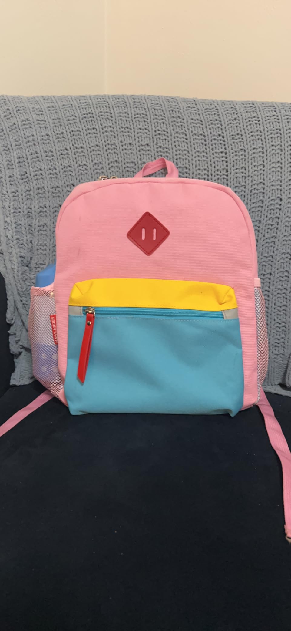 Toddler Kids Backpack for Boys or Girls, Green Blue, 15 Inch | Small Size for School: 15.0