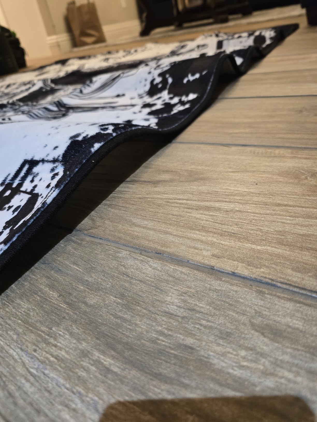 5'x7' Black Music Note Area Rug, Vintage Music Rugs Carpet, Throw Rugs customer photo 1