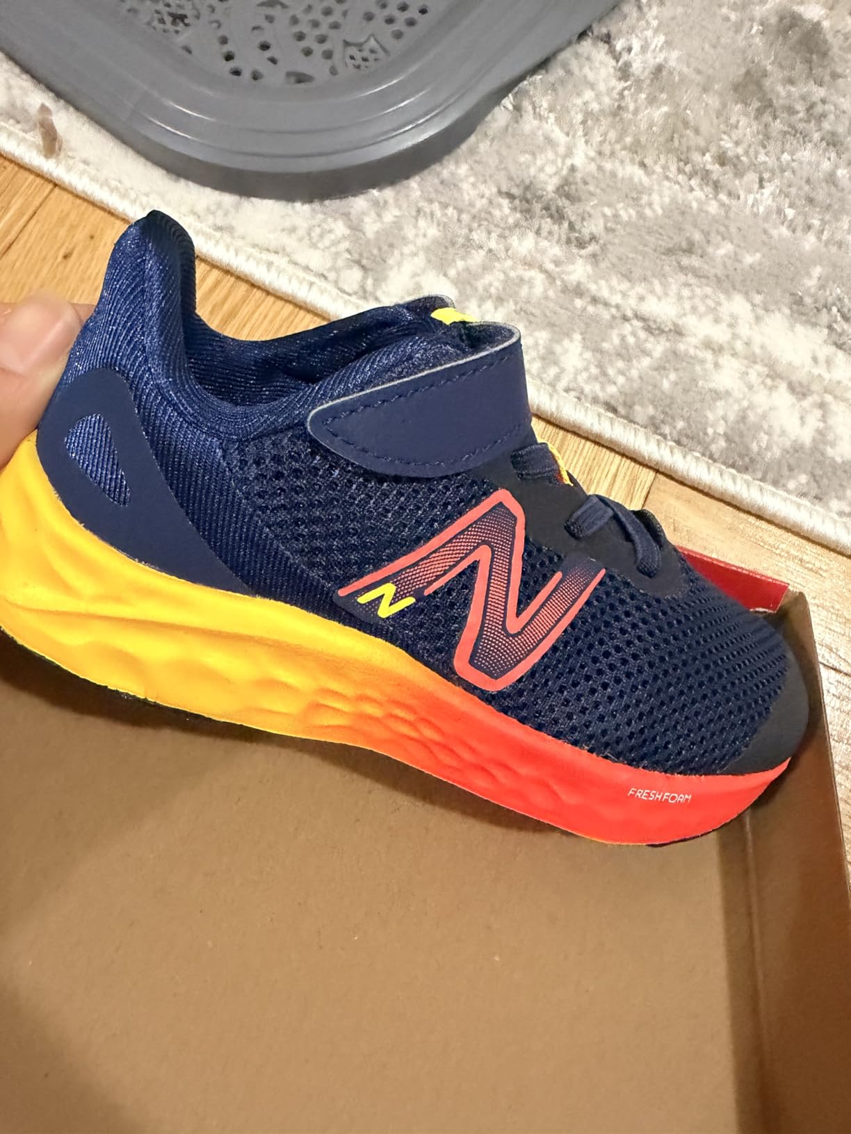 New Balance Kids Fresh Foam Arishi V4 Running Shoe (Little Kid) customer photo 2