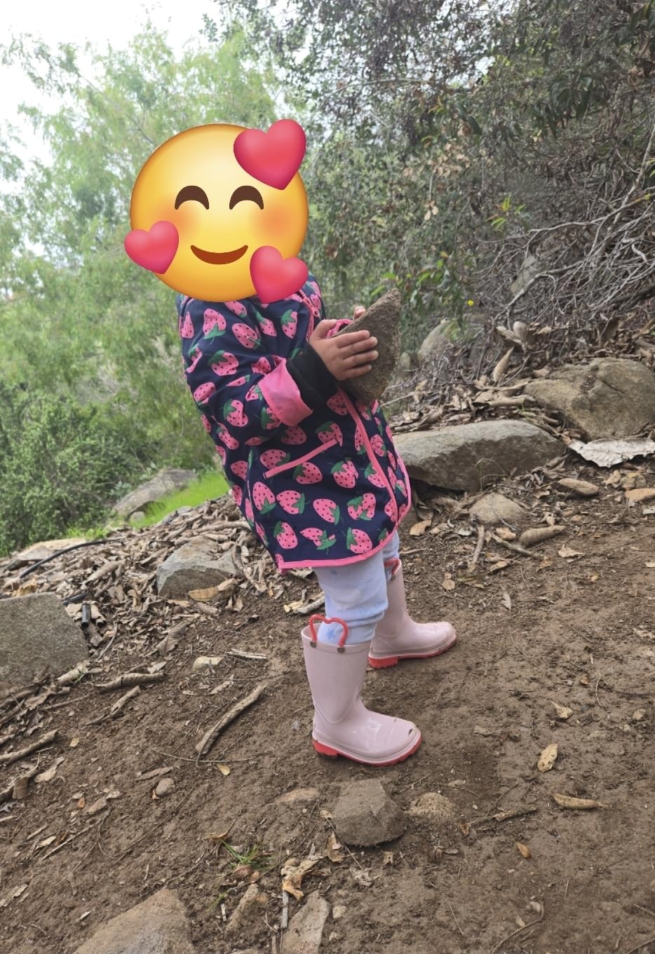 Simple Joys by Carter’s Baby Girls Rain Jacket Raincoat Water-Resistant Hooded Rain Slicker customer photo 2