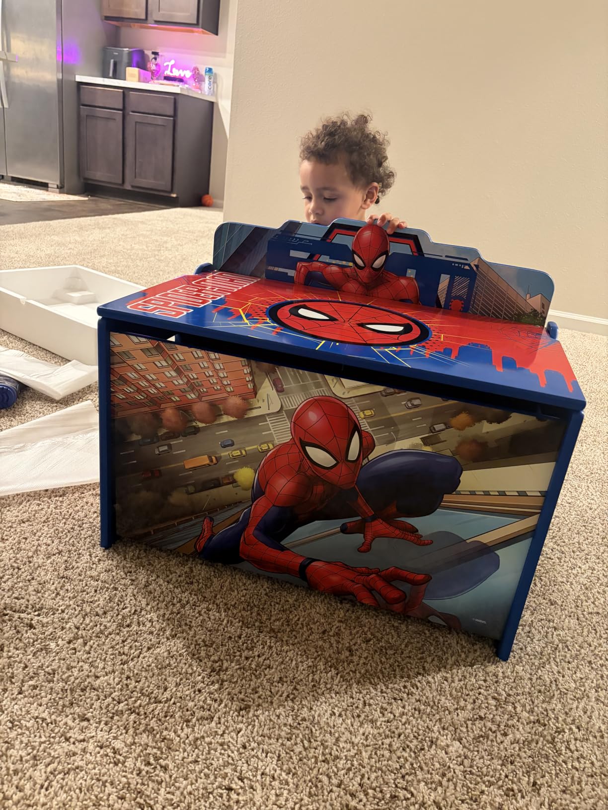 Delta Children Deluxe Toy Box, Disney Princess customer photo 2