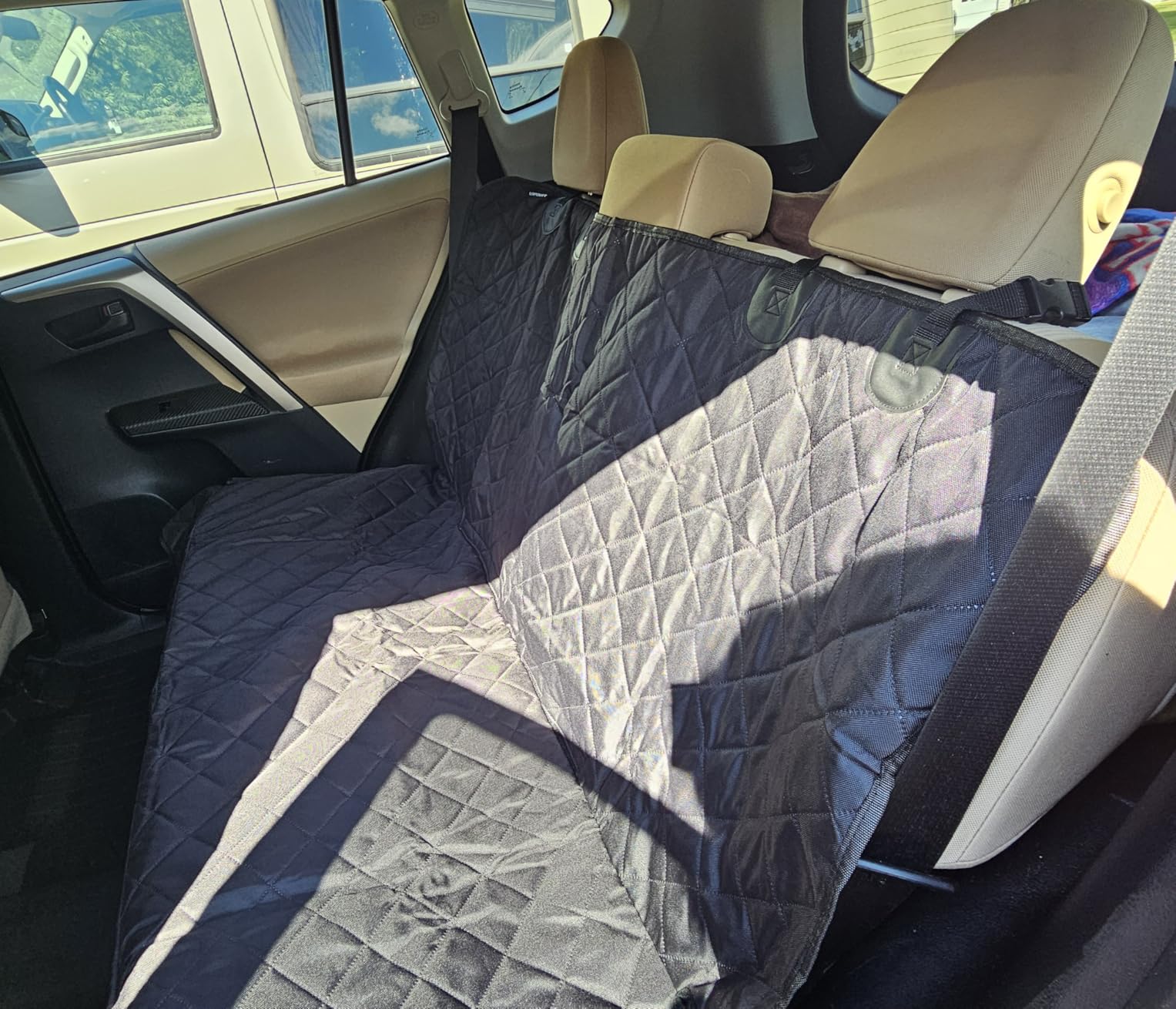 URPOWER Dog Car Seat Cover for Back Seat, Waterproof Car Seat Protector customer photo 1