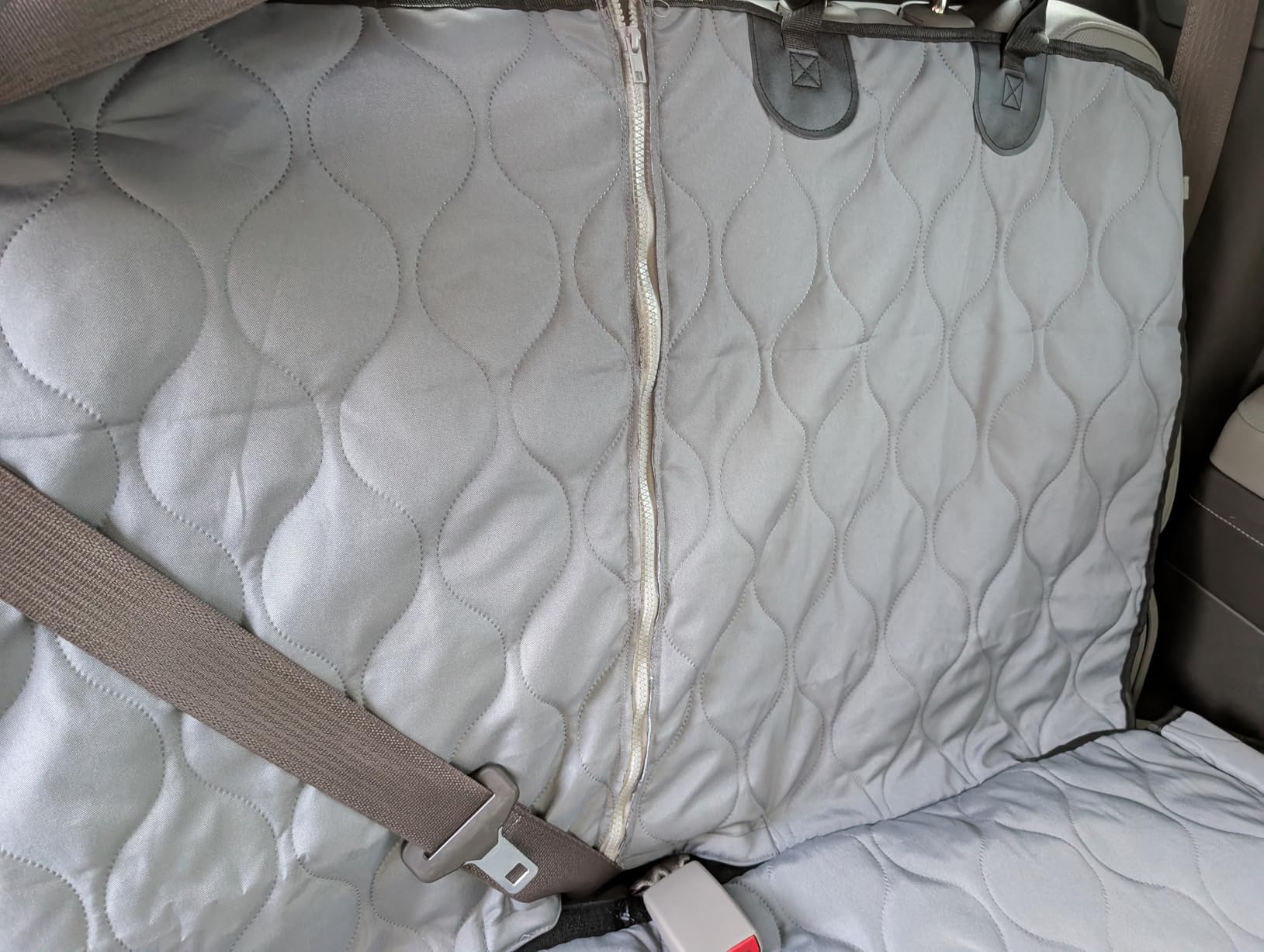 URPOWER Dog Car Seat Cover for Back Seat, Waterproof Car Seat Protector customer photo 2