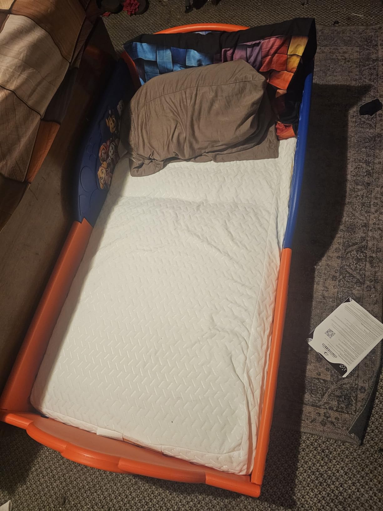 Dream On Me 2-in-1 Baby Zzz Crib & Toddler Mattress, GREENGUARD Gold customer photo 1
