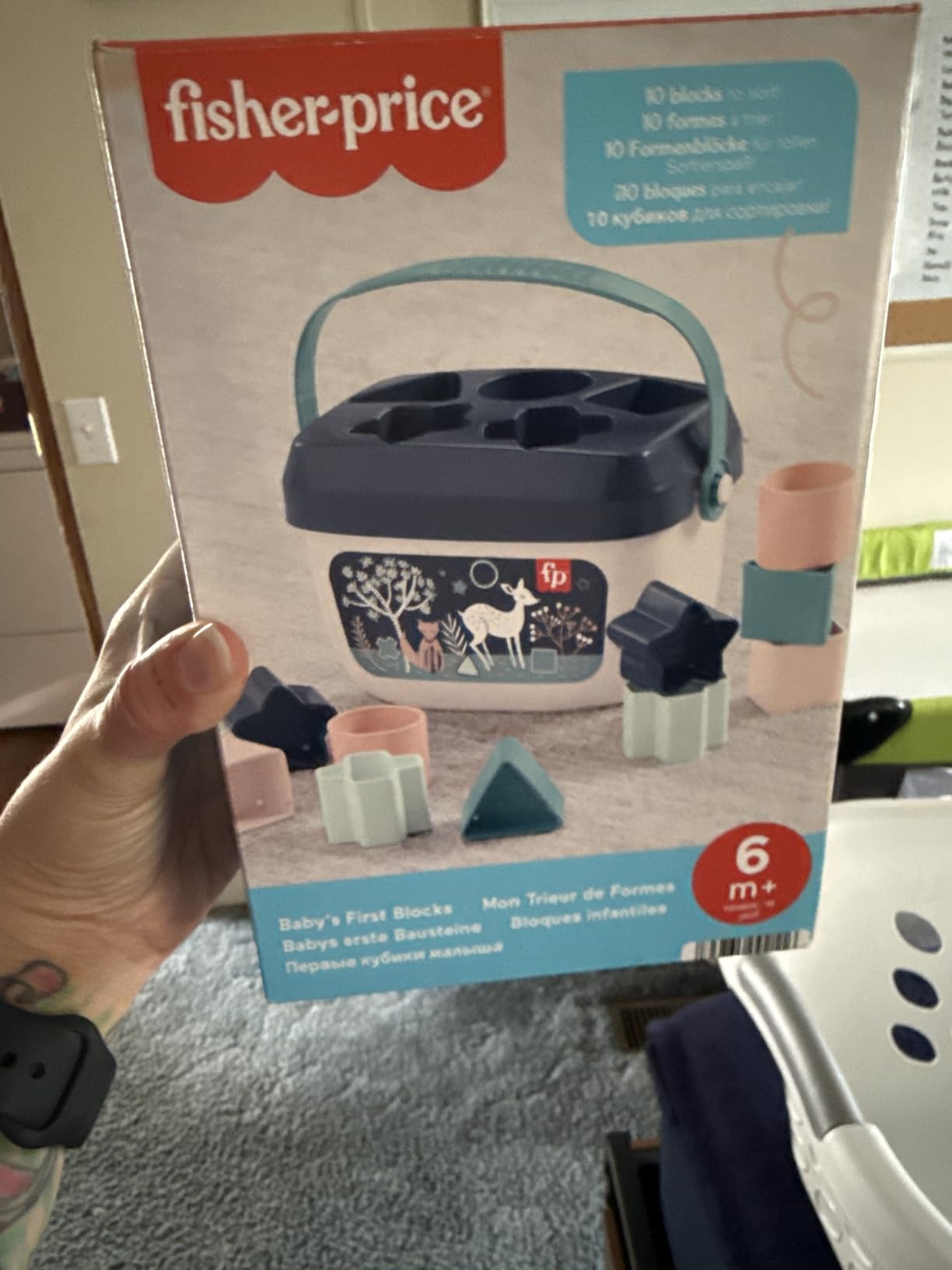 Fisher-Price Baby’s First BlocksToy Set, Navy Fawn customer photo 2