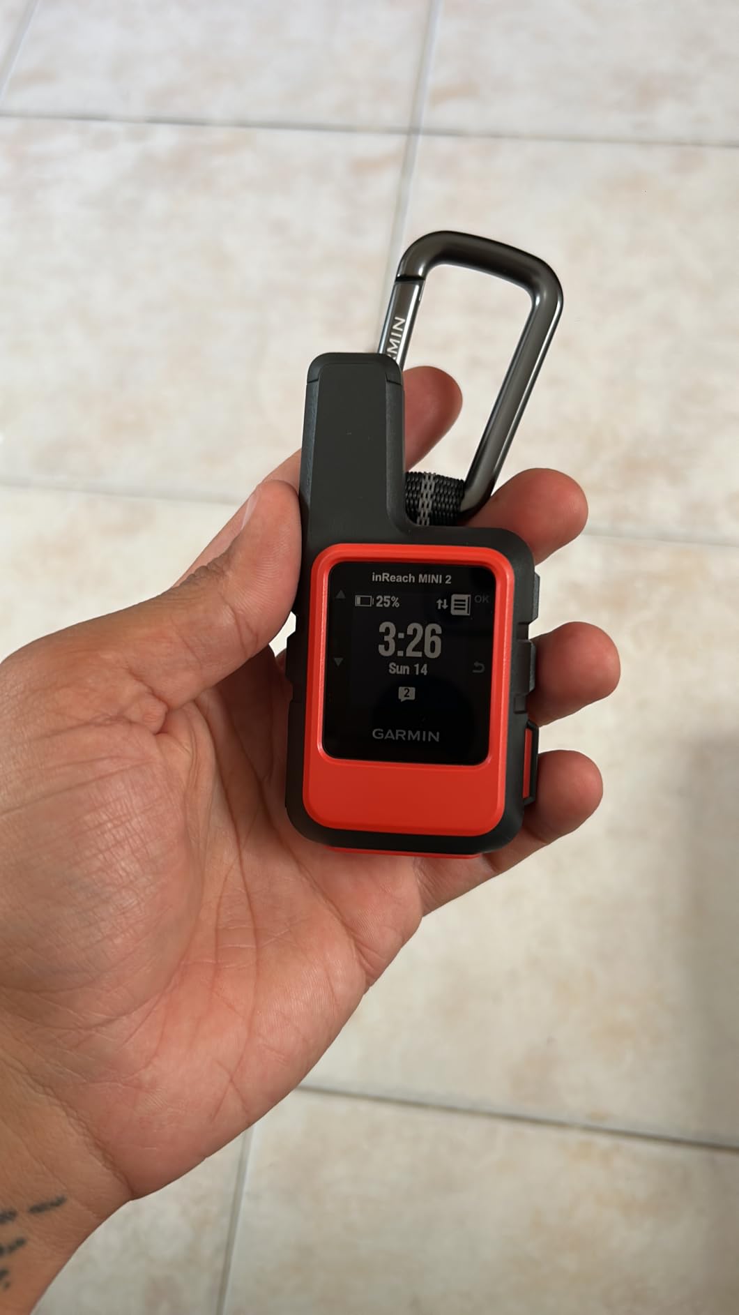 Garmin inReach® Mini 2, Satellite Communicator, Orange customer photo 1