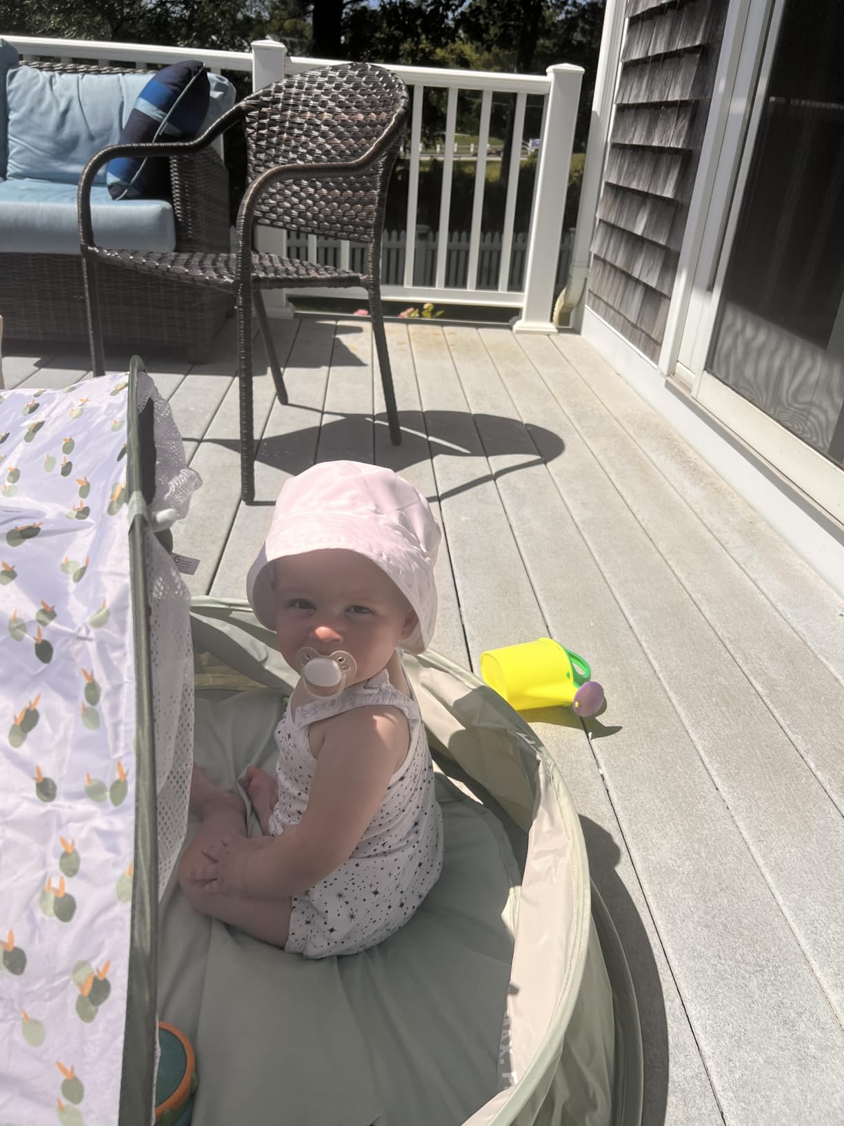 Babymoov Aquani 2-in-1 Baby Beach Tent & Paddling Pool, UPF 50+, Marine customer photo 1