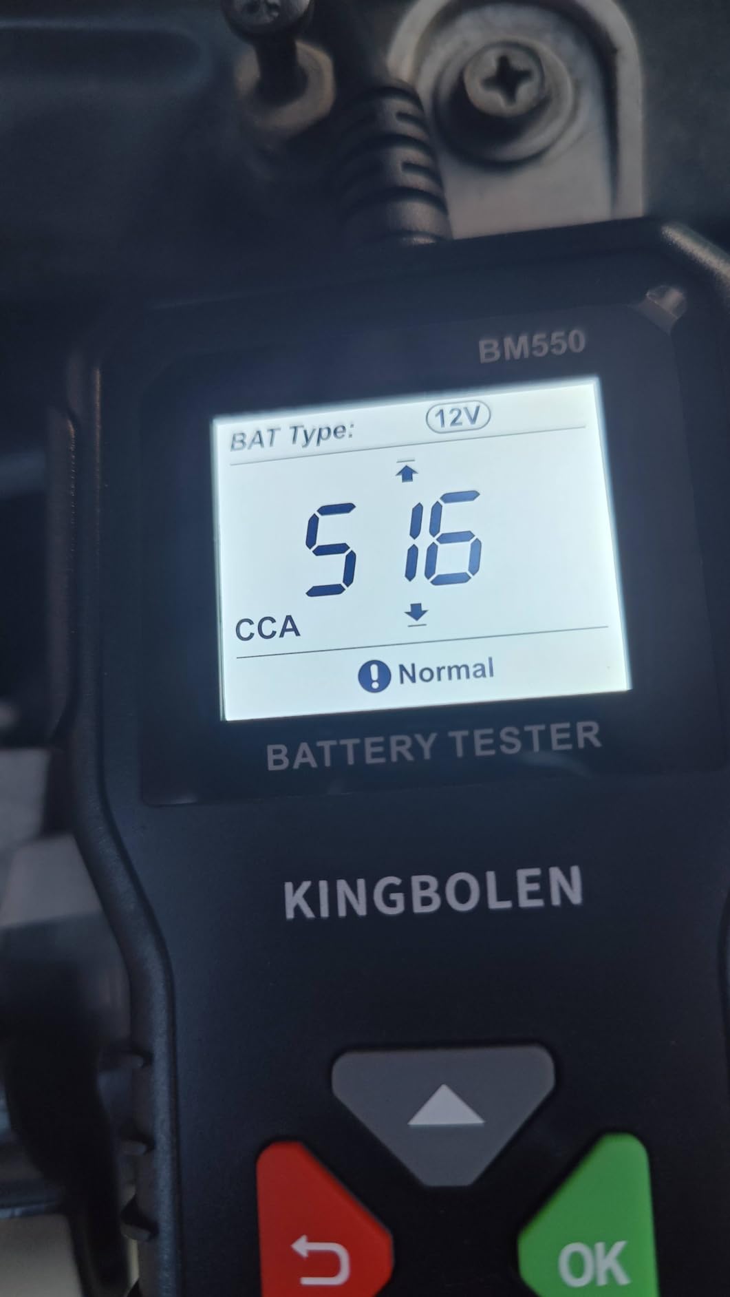 KINGBOLEN BM550 6V 12V 24V Car Battery Tester，Auto Battery Analyzer customer photo 2