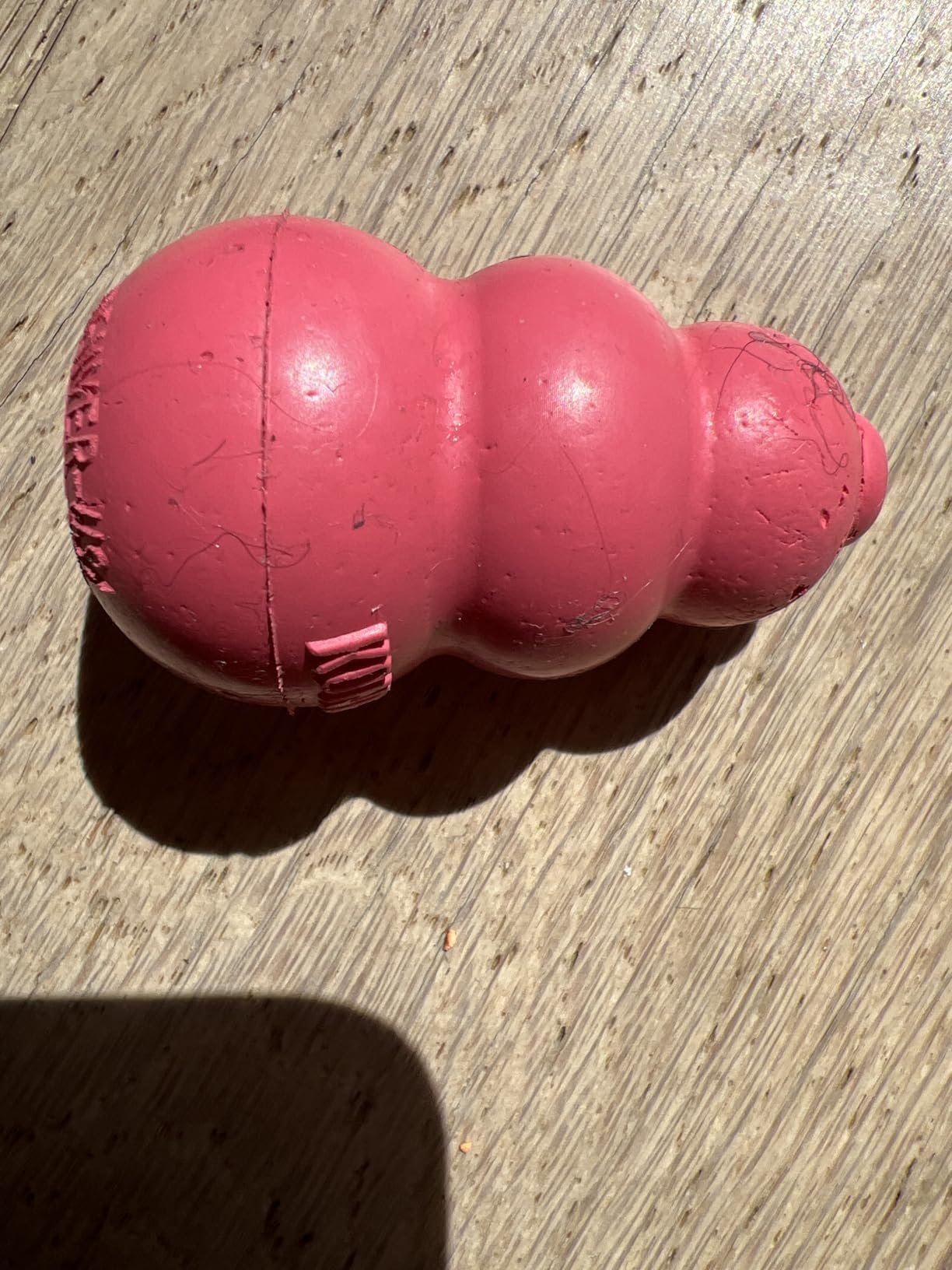 KONG Puppy, Natural Rubber Teething Chew Toy, for Small Puppies, Pink | Gentle Natural Teething Rubber Toy, Stuffable for Treats & Built for Chewing & Fetch with Growing Puppies customer photo 1