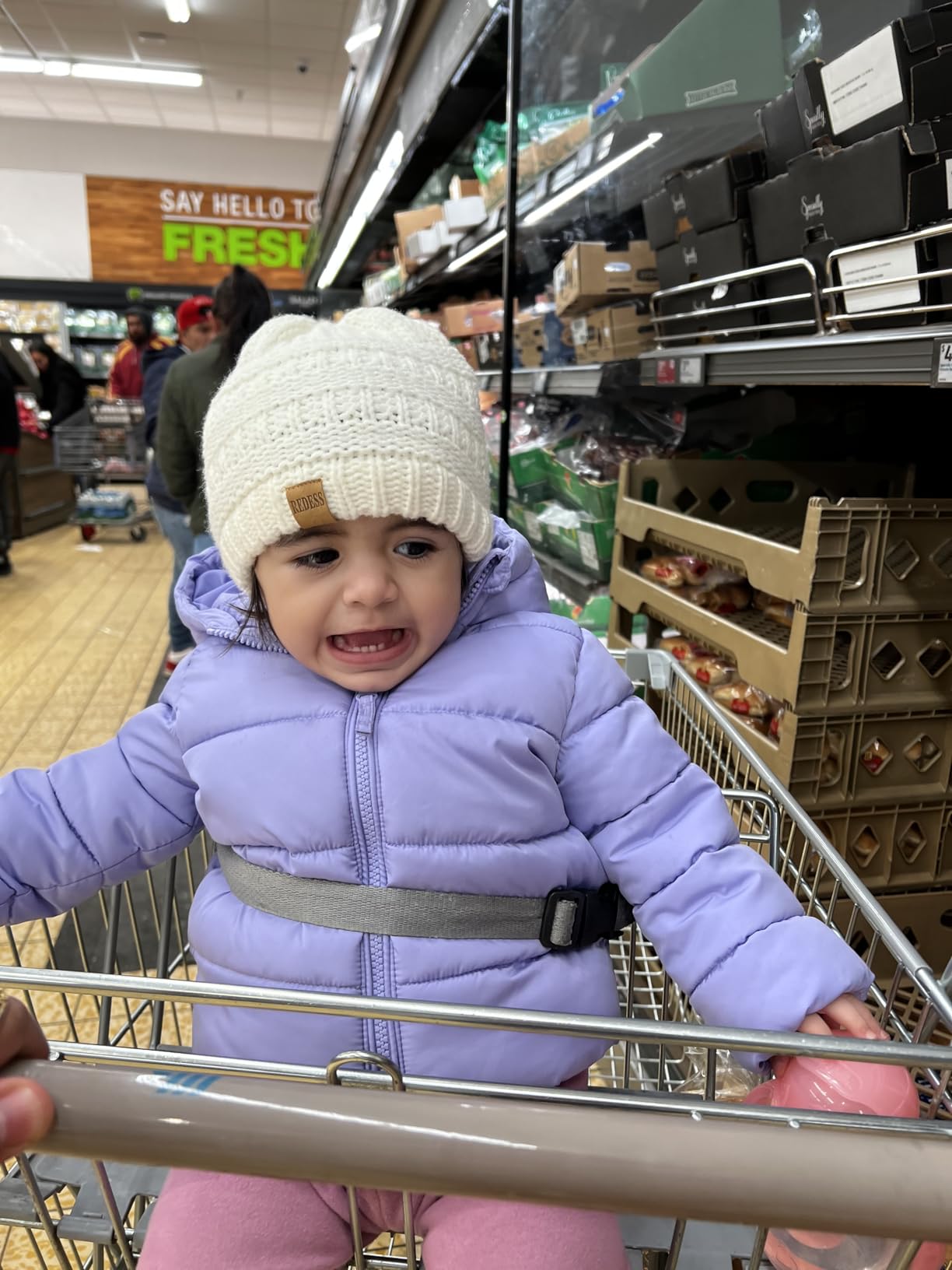 The Children's Place Baby and Toddler Girls' Medium Weight Wind-Resistant, Water-Resistant Puffer Jacket customer photo 2