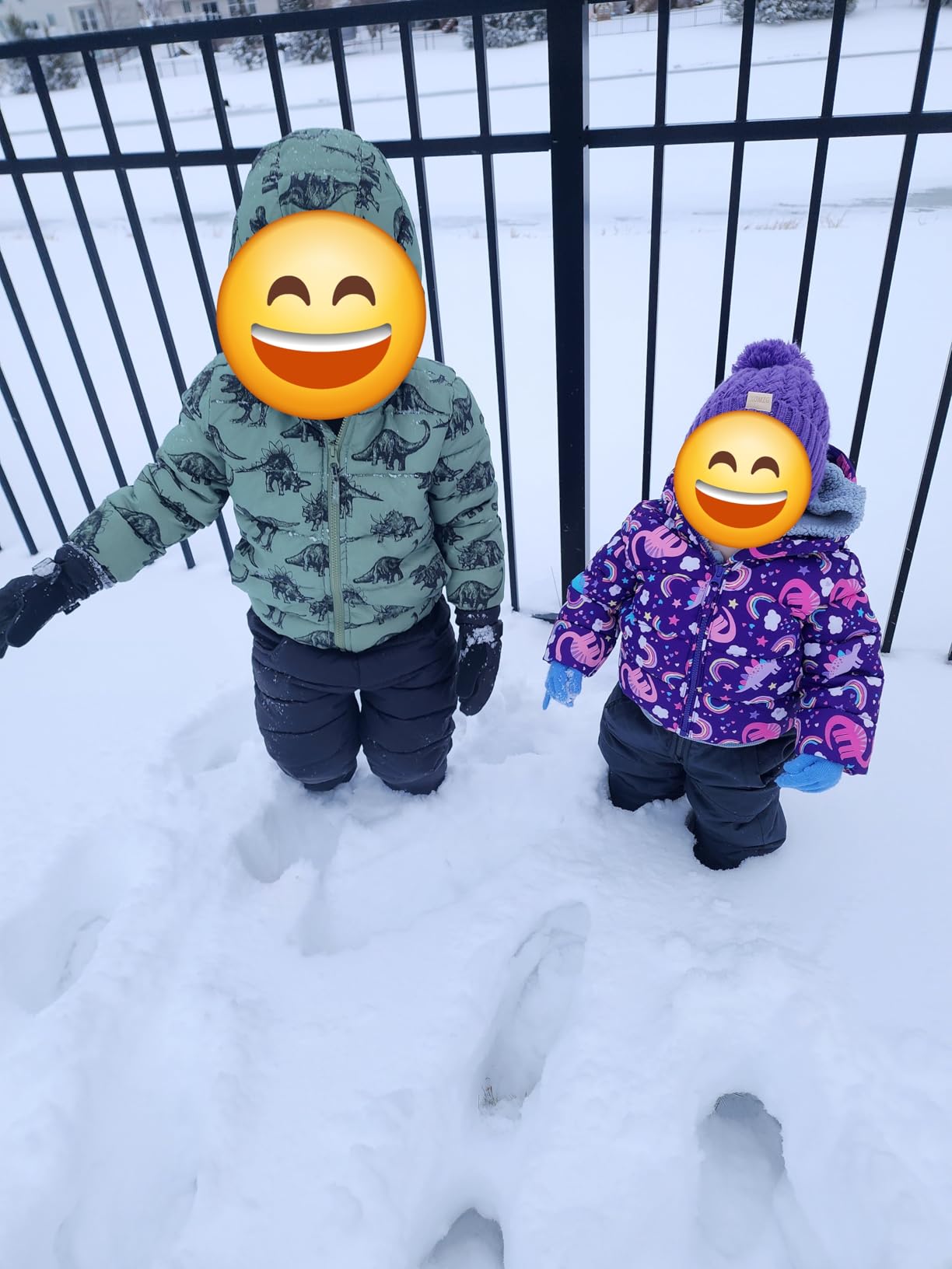 The Children's Place Baby and Toddler Boys' Medium Weight Wind-Resistant, Water-Resistant Puffer Jacket customer photo 2