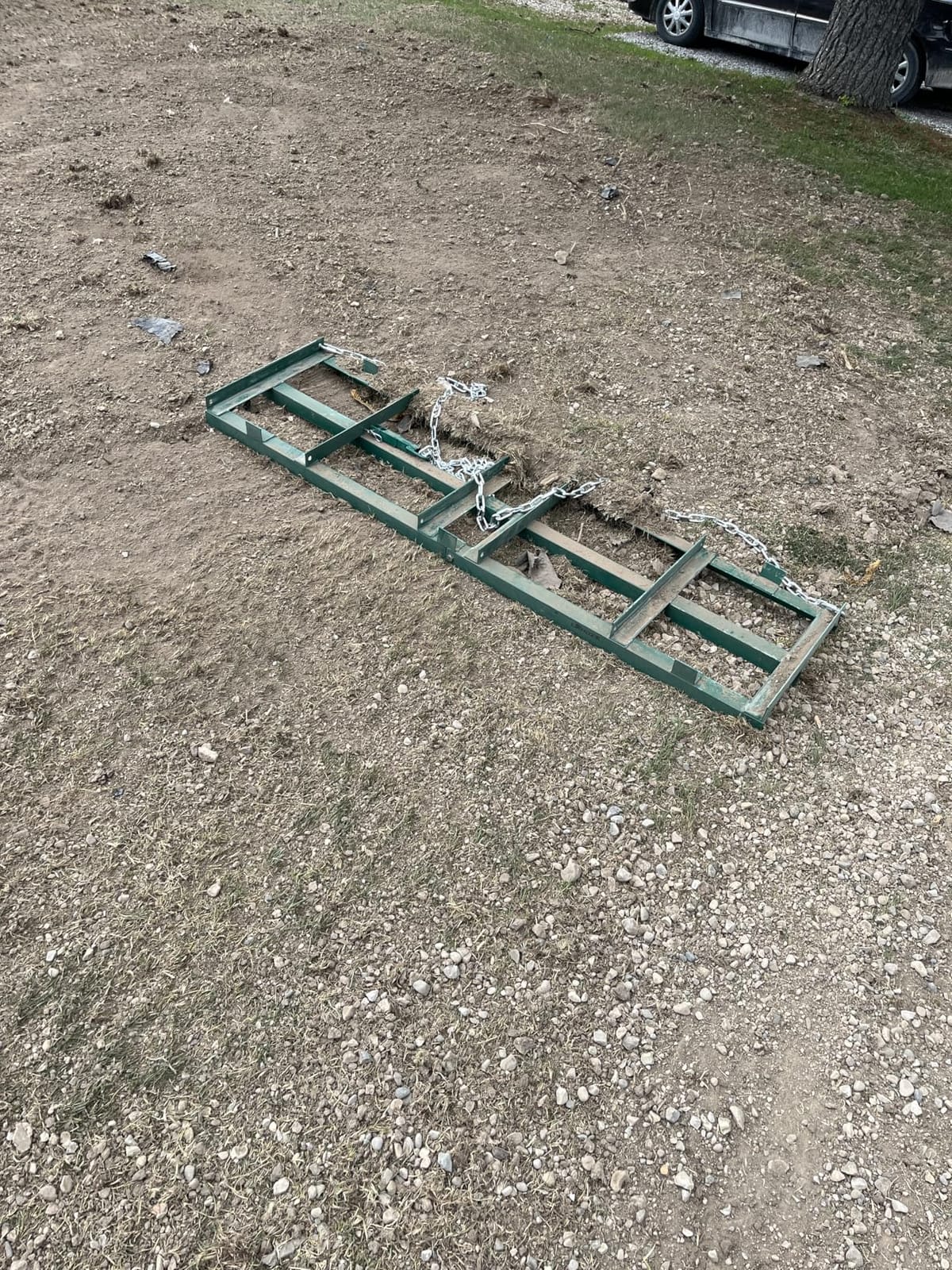 LANDZIE - Drag Harrow 6 FT, Tow Behind Driveway Grader | 55 lb Heavy Duty Landscape Rake for ATV - Gravel Driveway Drag, Lawn Leveler & Power Rake, Original customer photo 2