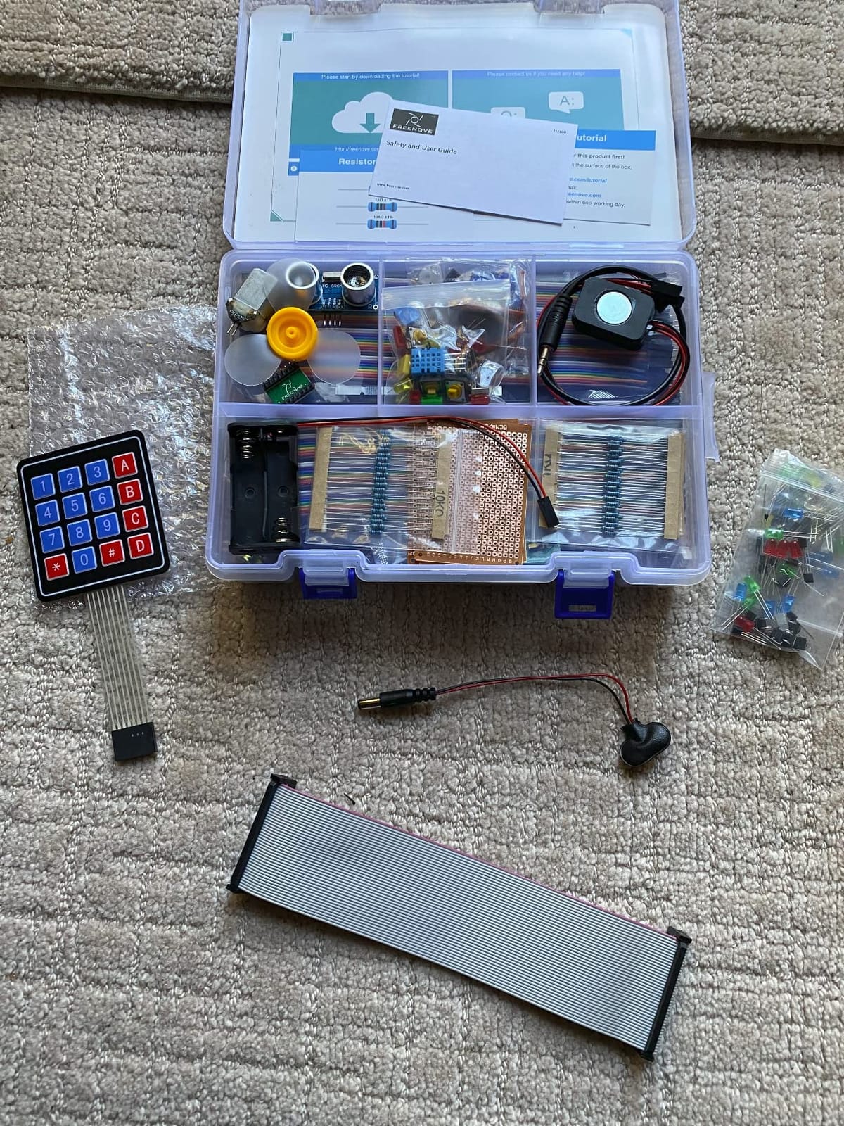 Freenove Complete Starter Kit for Raspberry Pi 5 4 Zero 2 W (NOT Included) customer photo 1