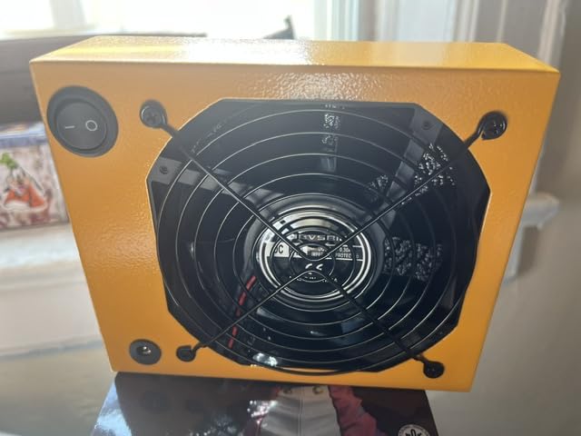 Solder Fume Extractor Smoke Absorber Remover Smoke Prevention Absorber Smoke Fan 12V Soldering Fan DIY Working Fan Fume Extractor for Soldering Station Stained Glass Laser Cutter Repairing DIY Hobby customer photo 1