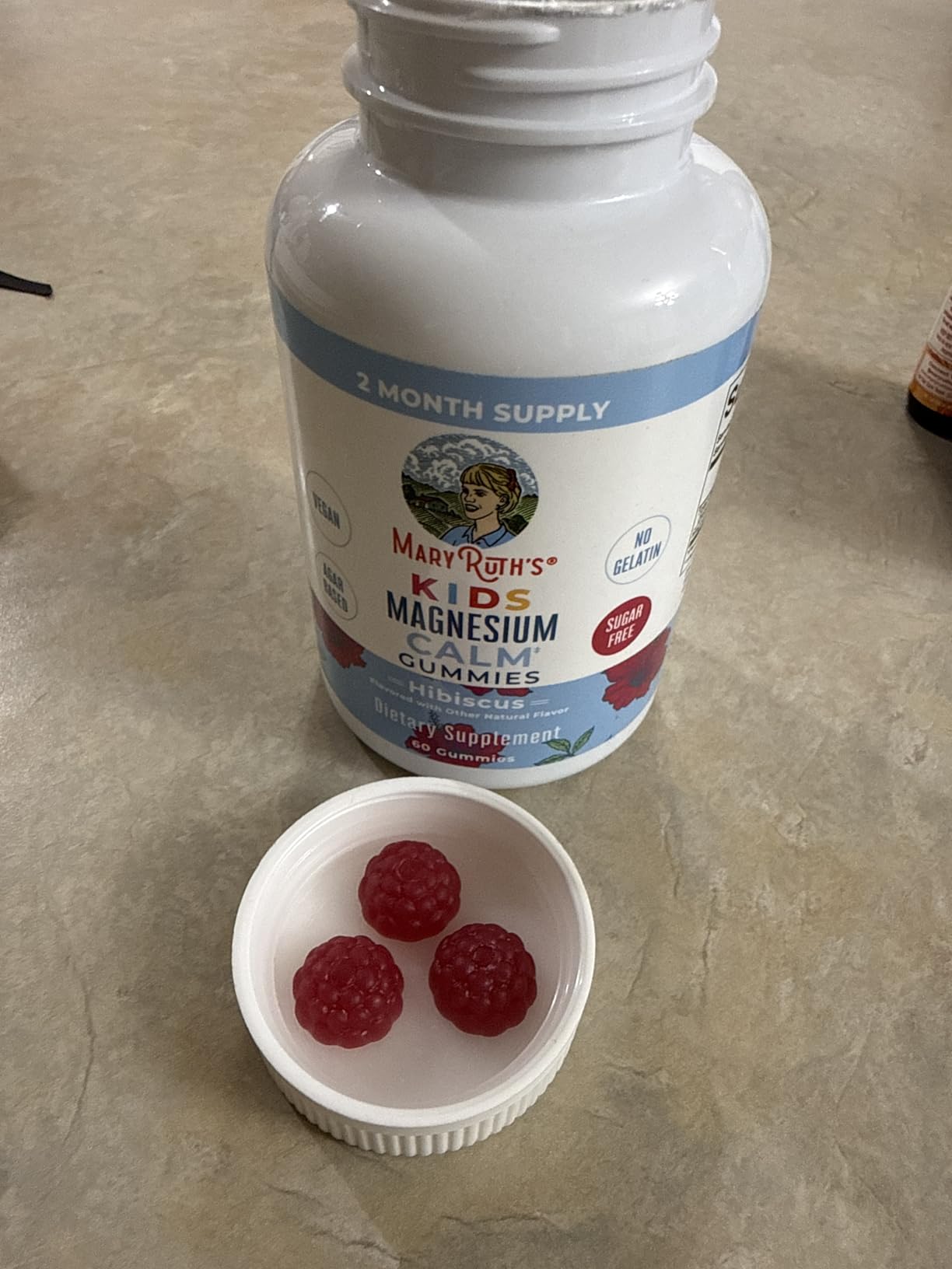 MaryRuth's Kids Magnesium Gummies, 50mg Magnesium Citrate for Kids 4+, 60ct customer photo 2