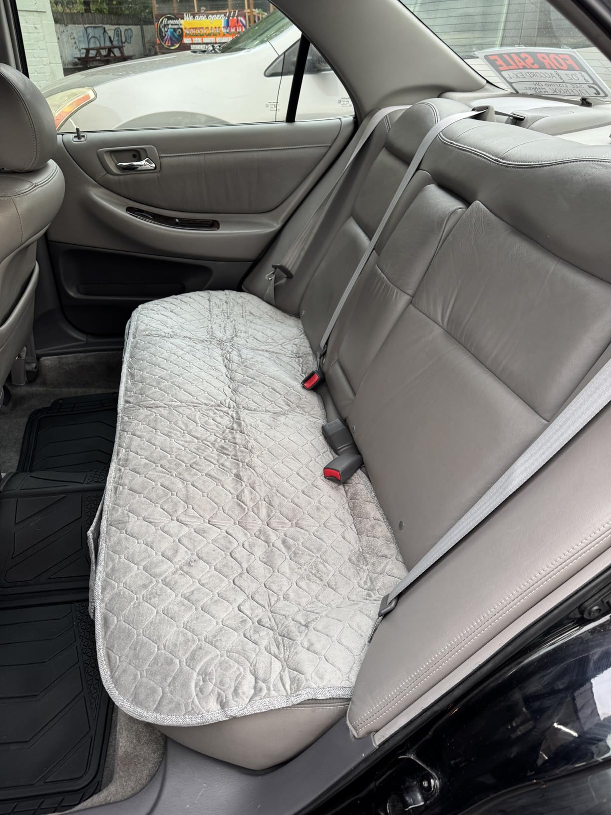 surpassme Comfortable Car Seat Covers Universal Front Seat Coves for Car Accessories with Storage Pockets, Padded Car Interior Covers for Automotive, SUV, Truck, and Van customer photo 2