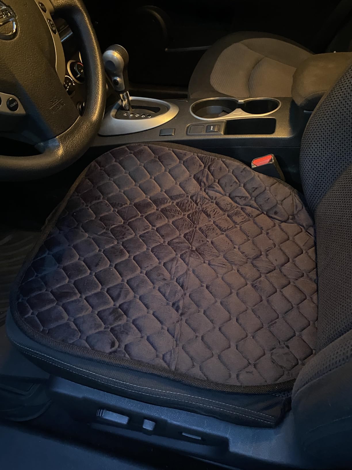 surpassme Comfortable Car Seat Covers Universal Front Seat Coves for Car Accessories with Storage Pockets, Padded Car Interior Covers for Automotive, SUV, Truck, and Van(Grey) customer photo 2