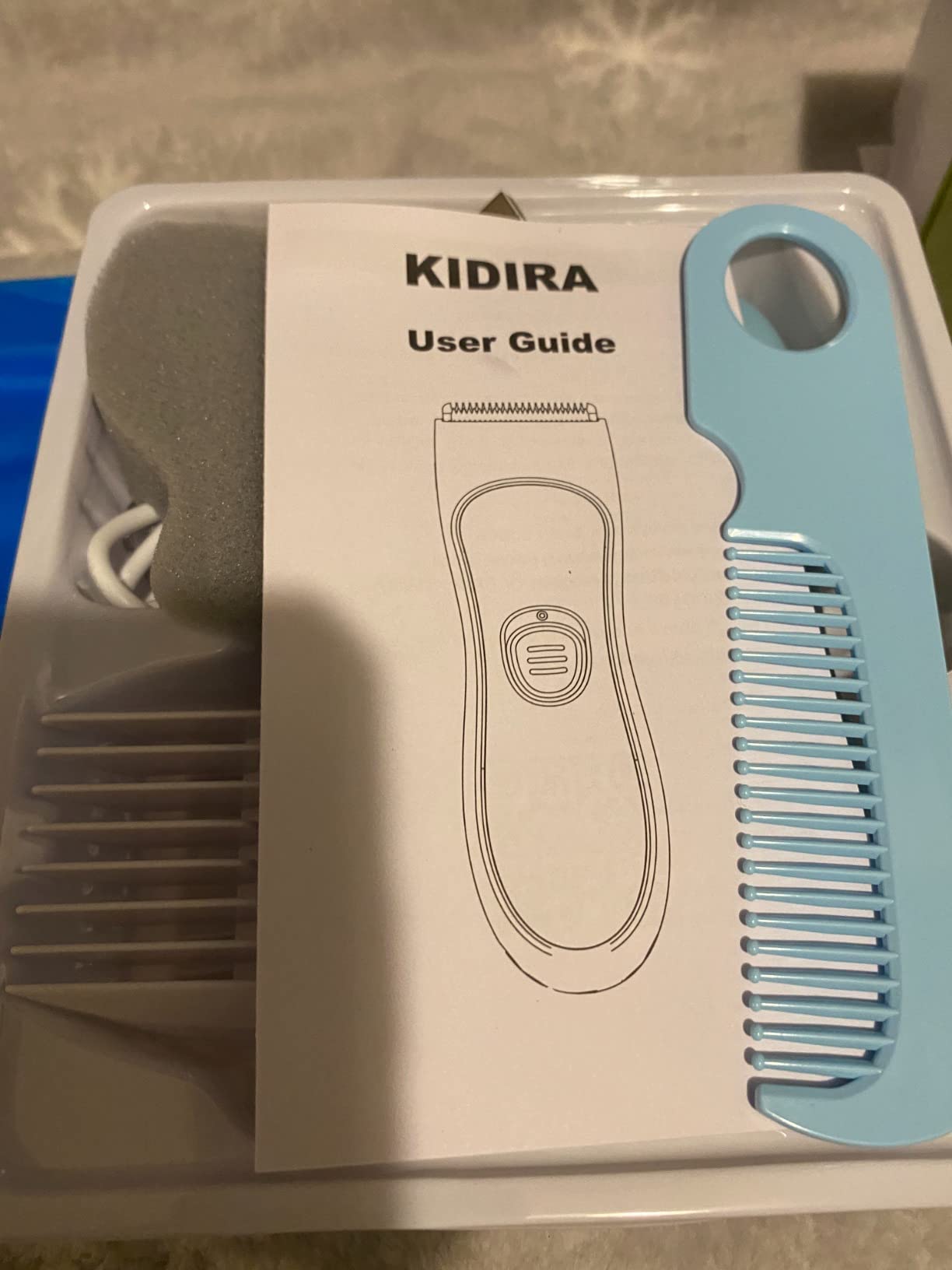 KIDIRA Baby Hair Clippers Quiet Hair Trimmer for Kids Toddler customer photo 2