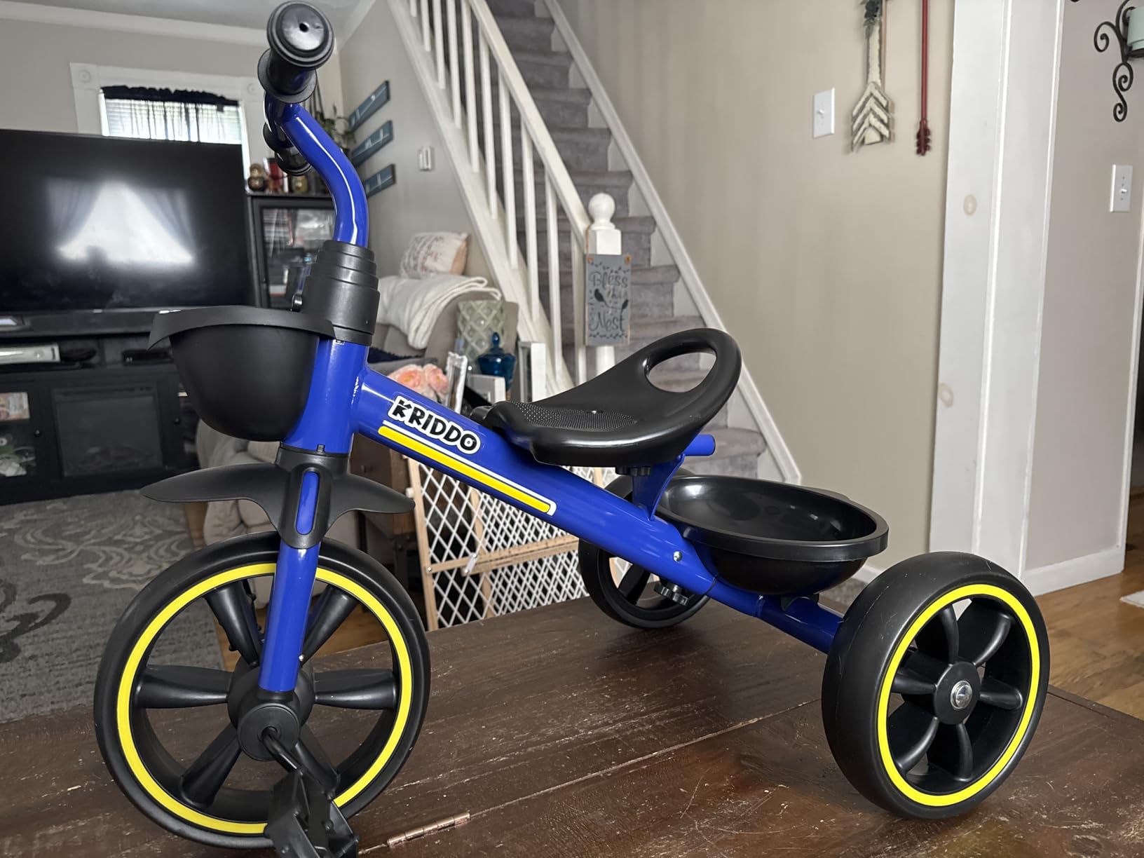 KRIDDO Toddler Tricycle for Toddlers Age 2-5, Tool-Free Trike customer photo 1