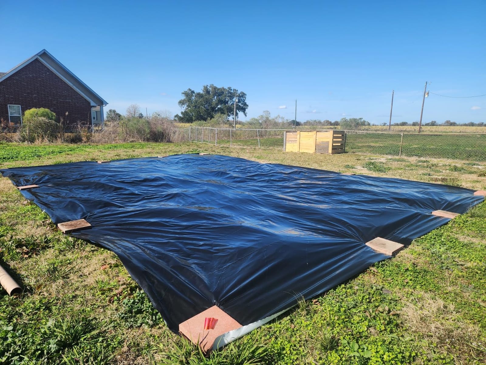 Farm Plastic Supply - Silage Tarp Black/White Plastic Sheeting - 5 Mil (50' x 10') - Heavy Duty Polyethylene Plastic Tarp for Silage Cover, Bunker Cover for Farming, Agriculture, Ground Covering customer photo 2