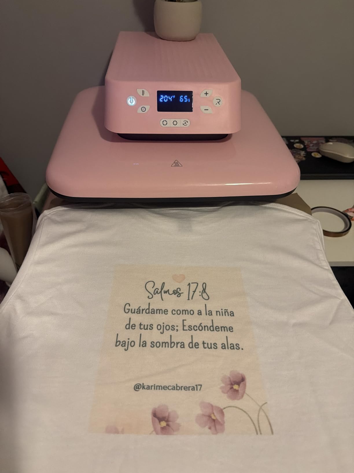 HTVRONT Auto Heat Press Machine for T Shirts - 15x15 Smart T Shirt Press Machine with Auto Release - Professional Heat Press for Sublimation, Vinyl, Heat Transfer Projects customer photo 2