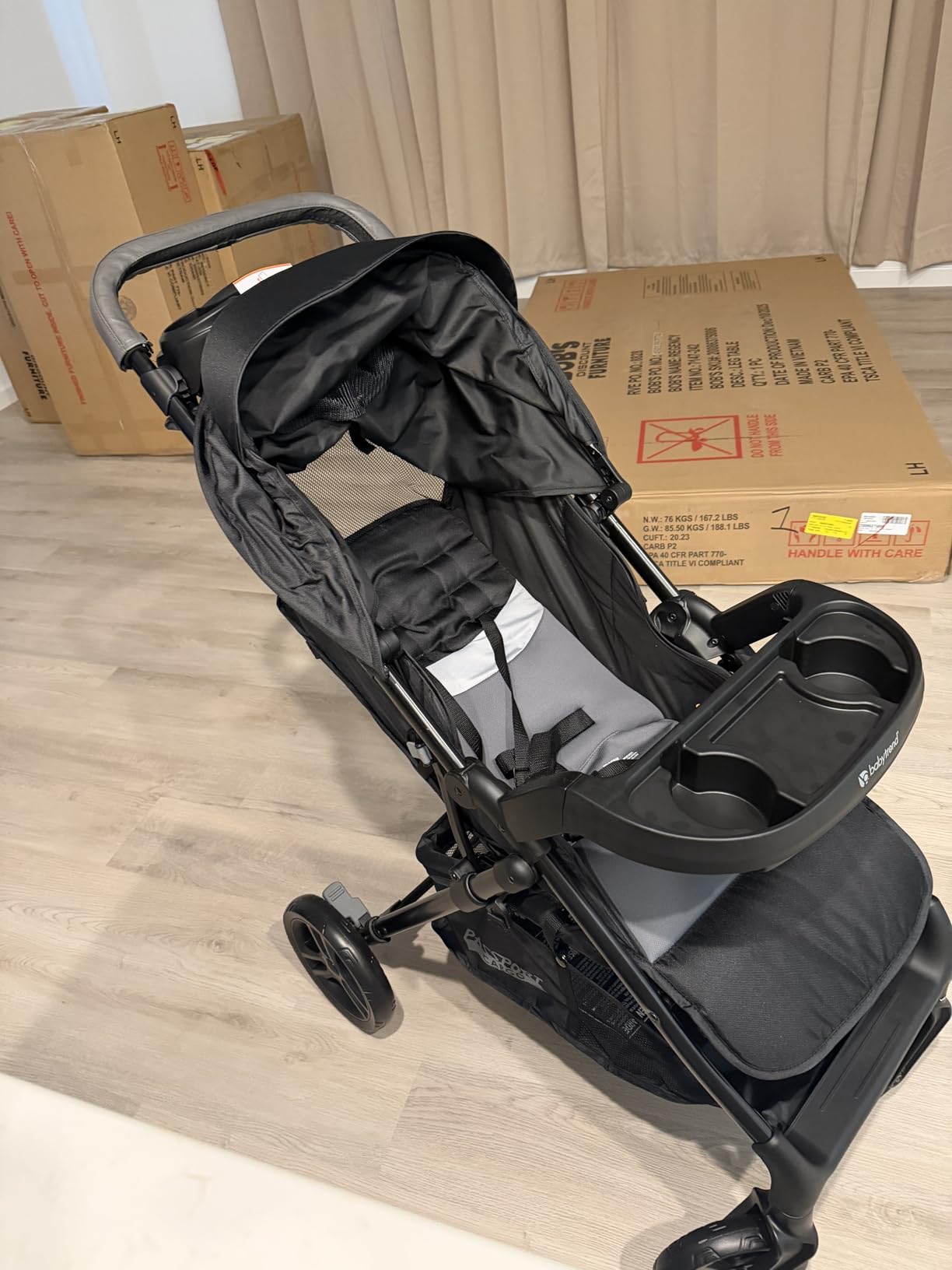 Baby Trend Passport® Cargo Stroller, Fieldstone Grey customer photo 2