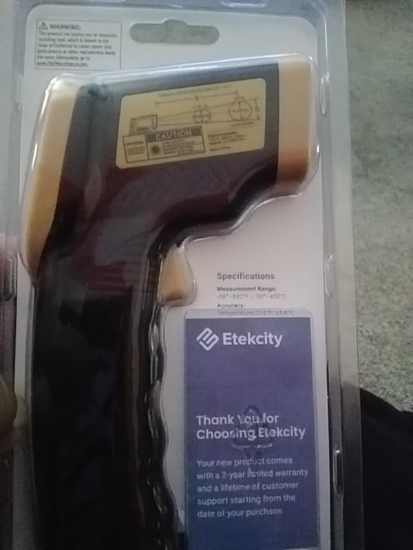 Etekcity Infrared Thermometer Laser Temperature Gun 774 customer photo 2