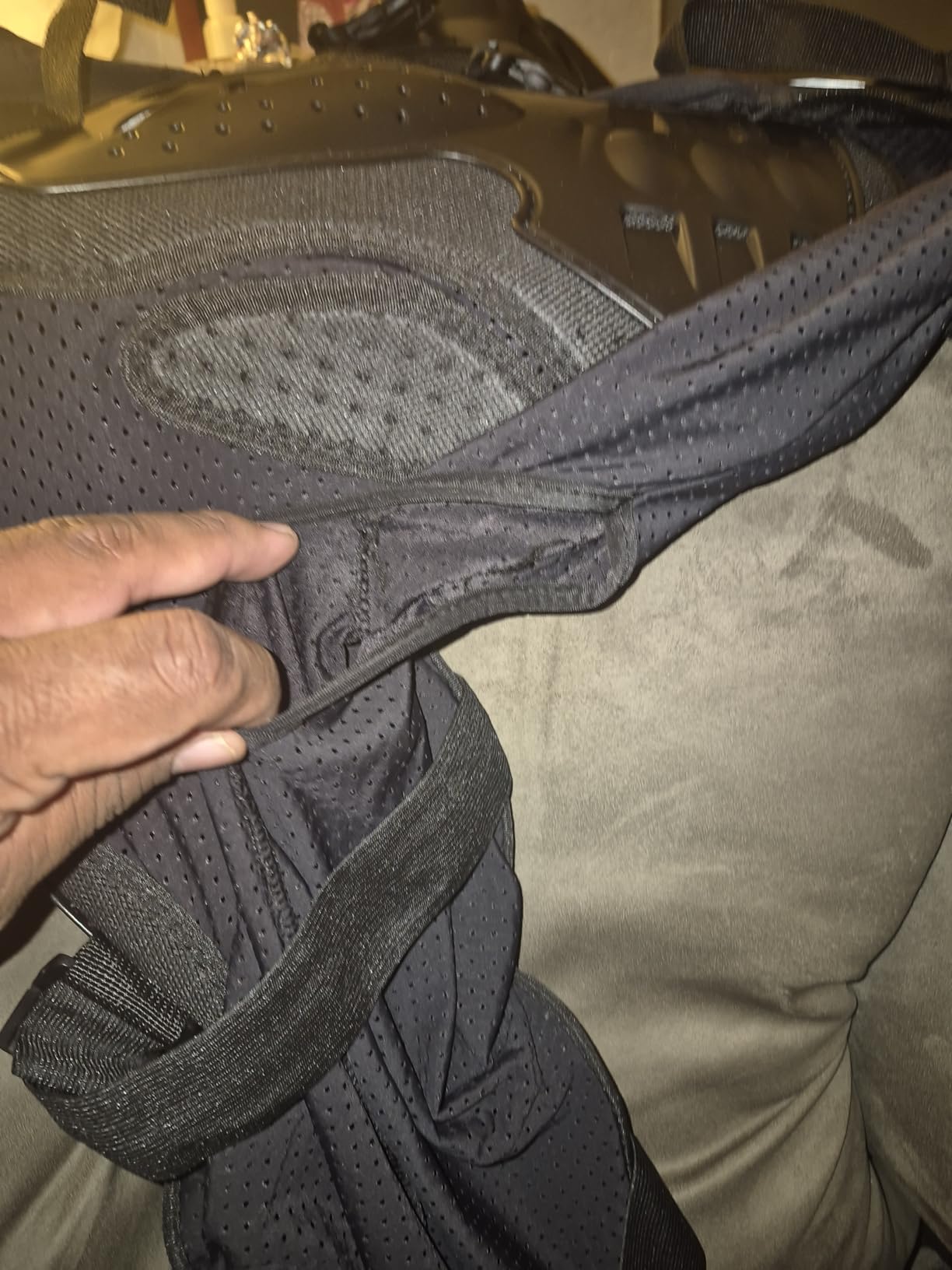 Motorcycle Body Armor Jacket with Chest Spine Protection | Hard PP & EVA padded chest back protection for motocross, MTB customer photo 2
