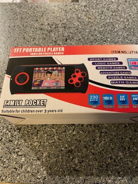 16 Bit Handheld Game for Kids Built-in 230 HD Classic Retro Video Games USB Rechargeable 3.0 Inch Childrens Travel Electronics Toys Portable Gaming Player System Gift for Boys Girls Ages 4-8-12 customer photo 2