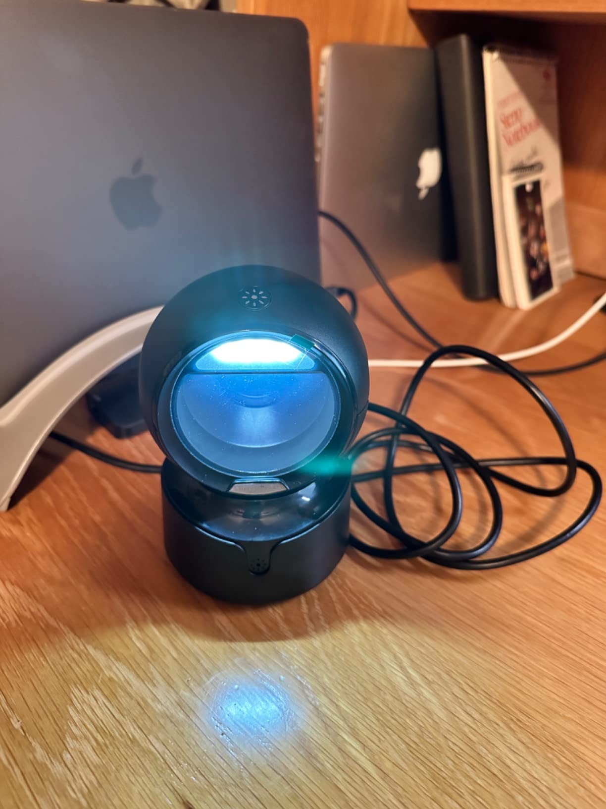 NetumScan Desktop Barcode Scanner, USB QR Code Reader | Hands-free omnidirectional scanning for 1D, 2D and QR codes in warehouse, supermarket, retail store, bookstore and POS use customer photo 1