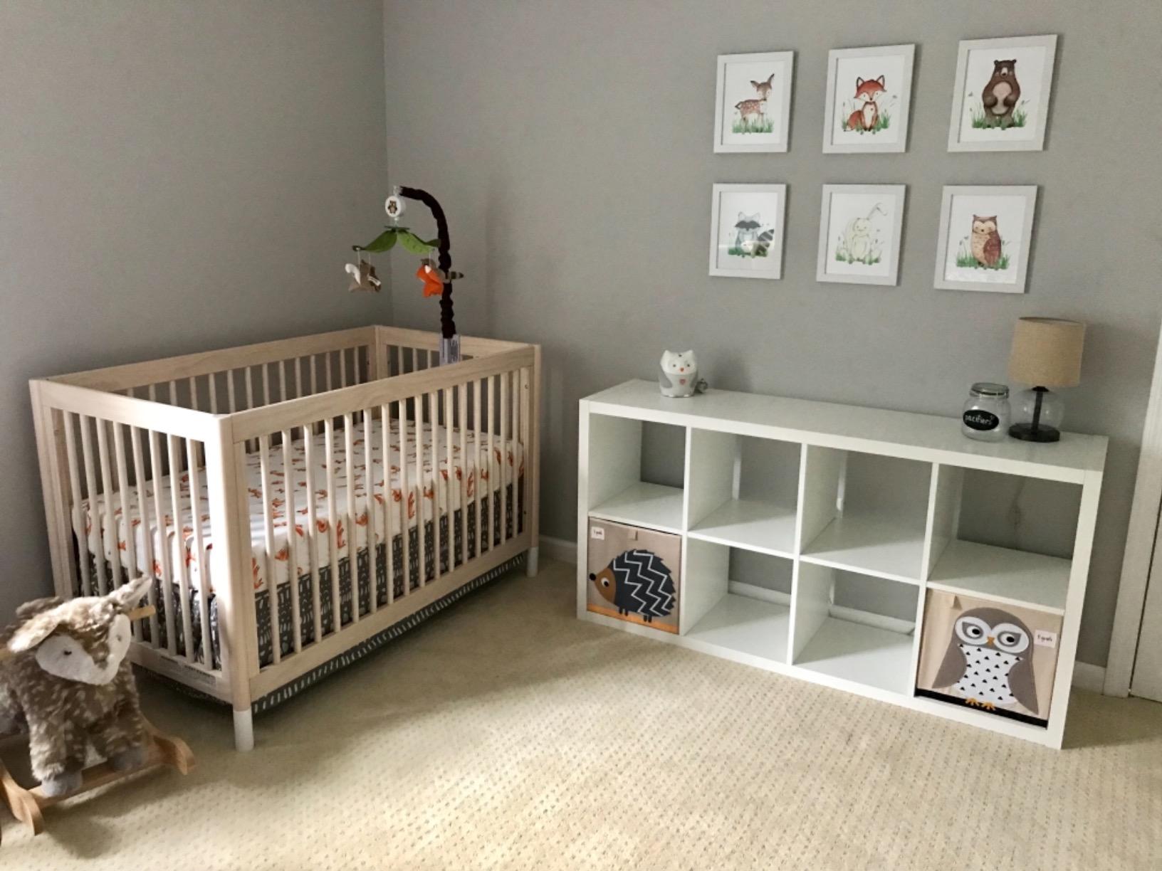 Babyletto Gelato 4-in-1 Baby Crib, Natural Walnut & Brushed Gold Feet customer photo 1